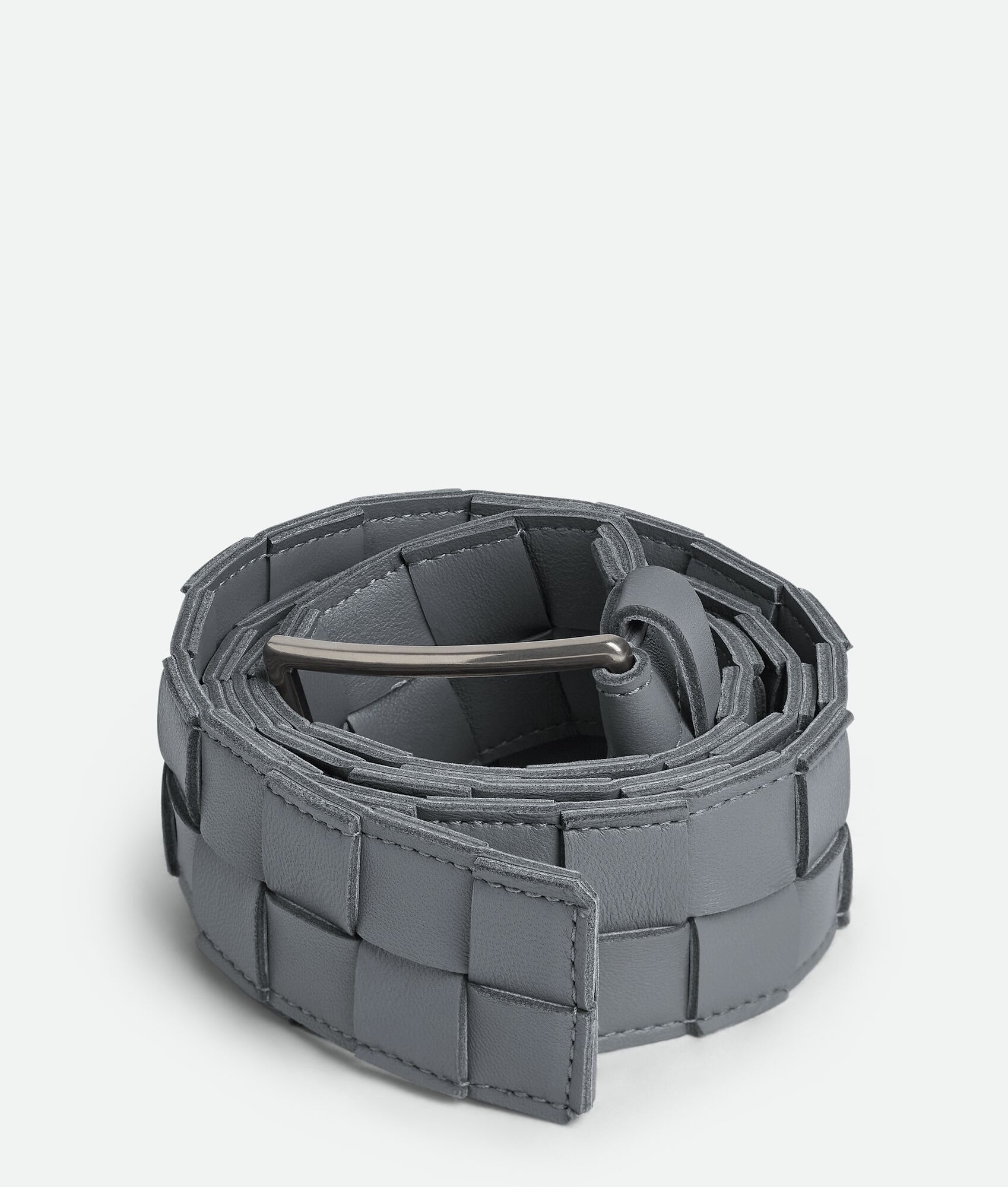 Bottega Veneta Maxi Interccio Belt in Grey Size ONE SIZE - 2 Thumbnail
