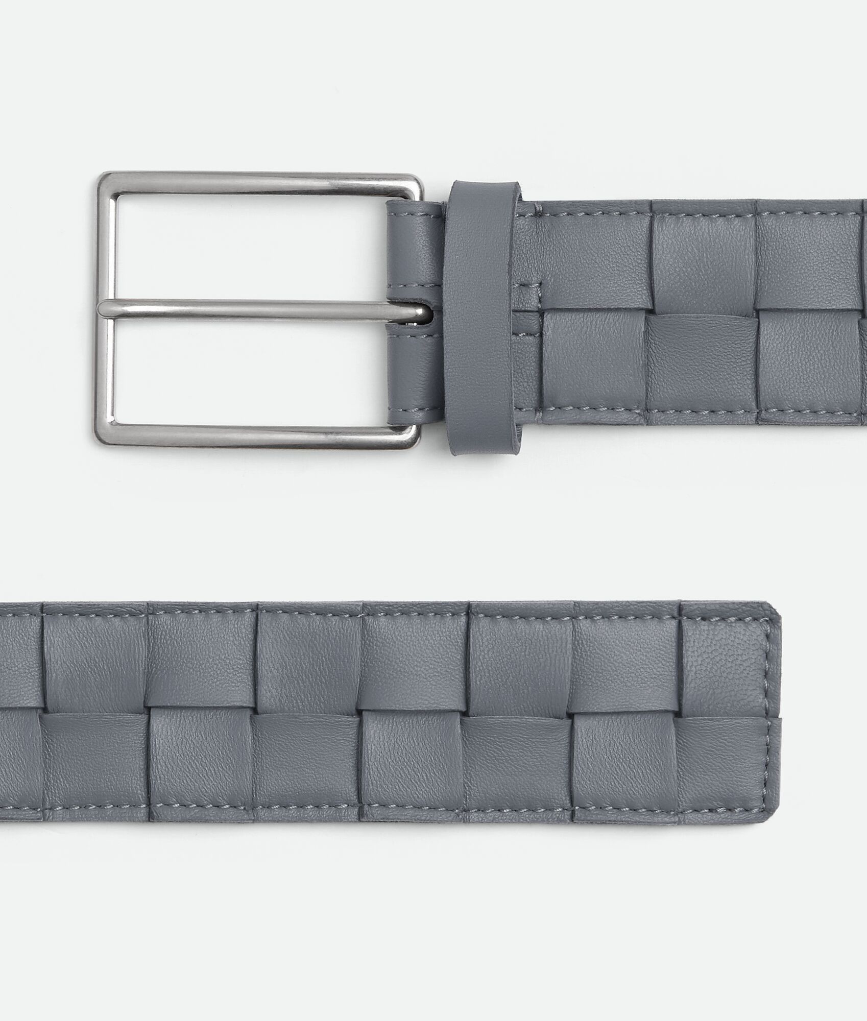Bottega Veneta Maxi Interccio Belt in Grey Size ONE SIZE - 3 Thumbnail
