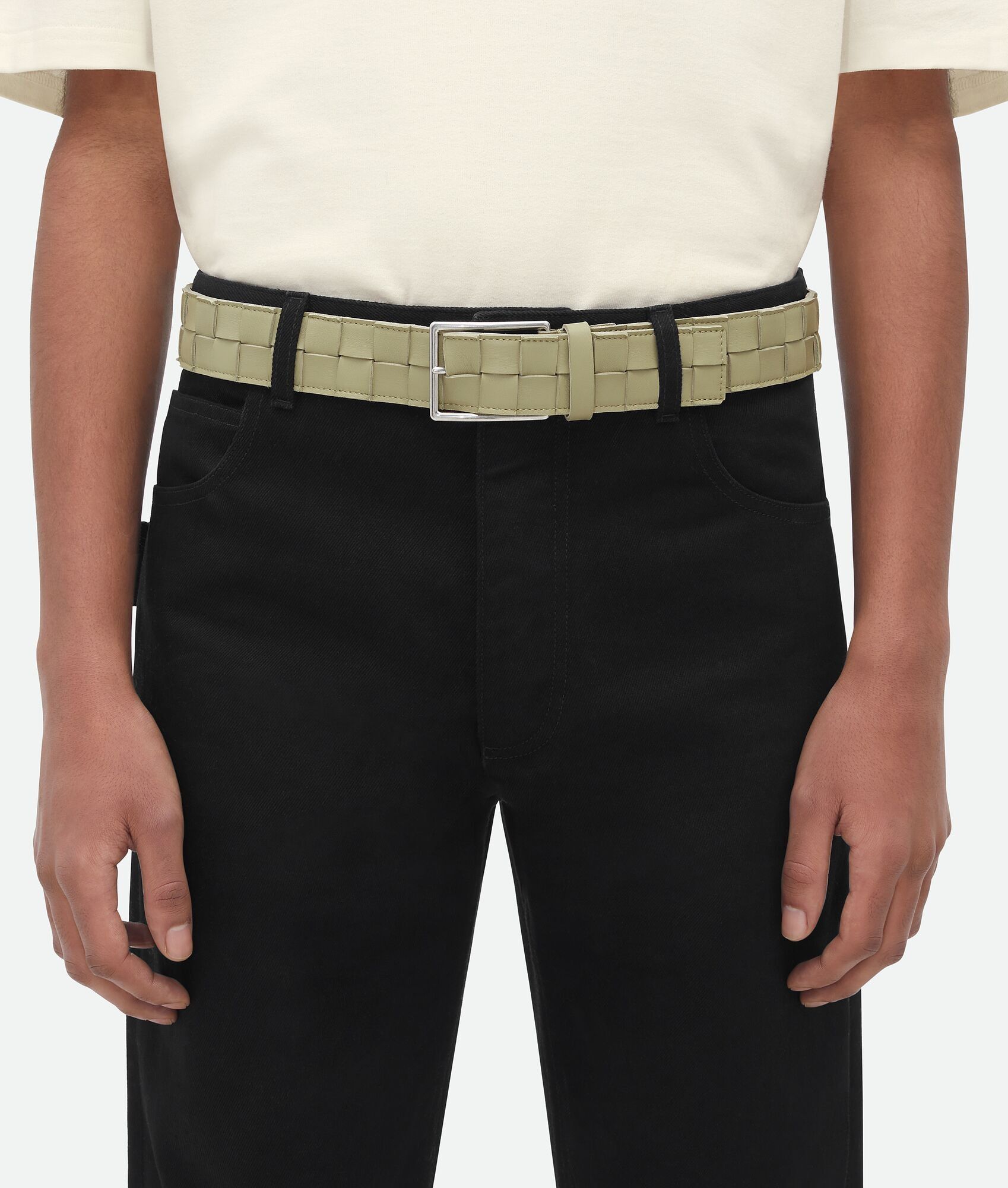 Bottega Veneta Maxi Interccio Belt in Brown Size ONE SIZE - 4 Thumbnail