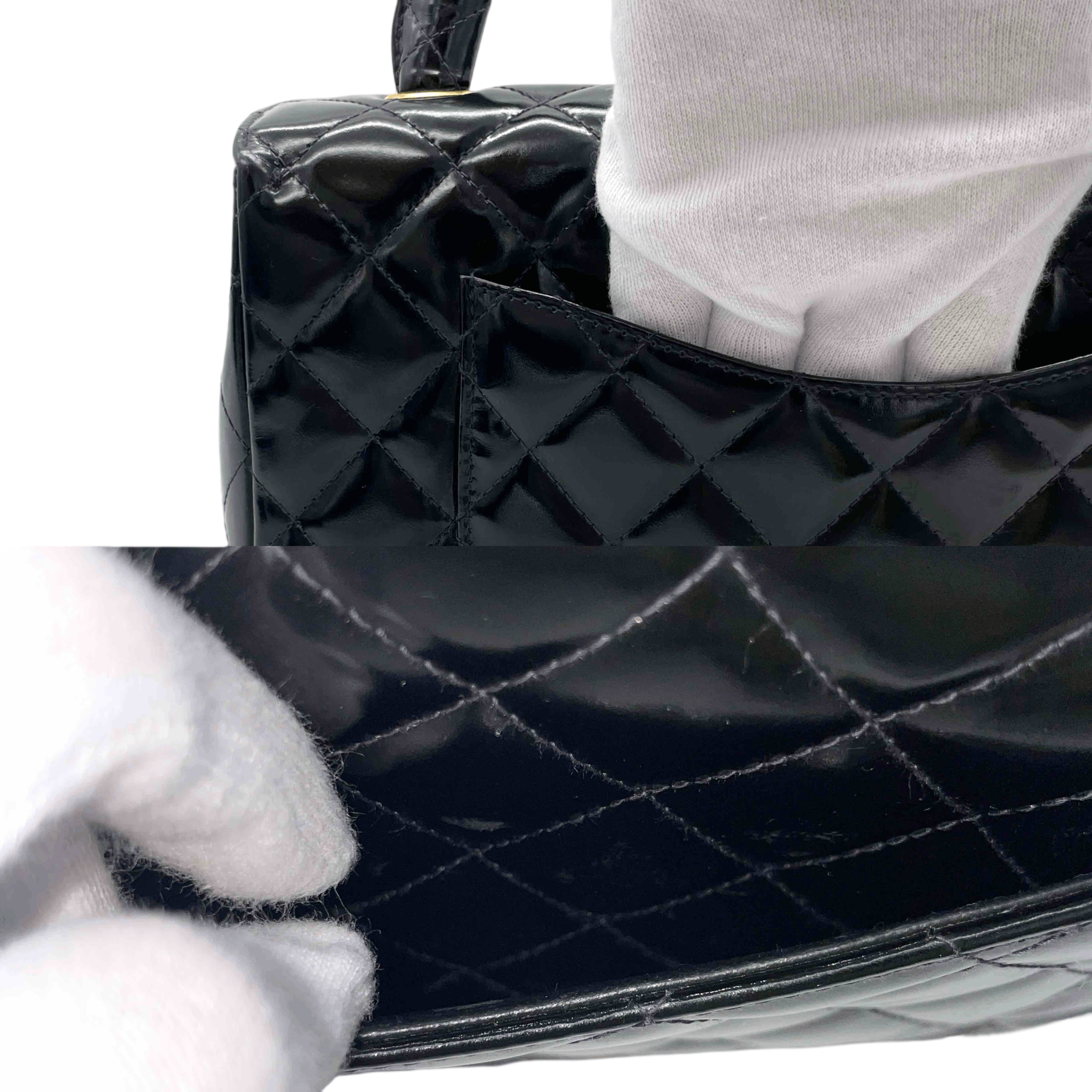 Chanel Chanel Enamel Matelasse Coco Mark Turnlock Handbag Size ONE SIZE - 12 Thumbnail