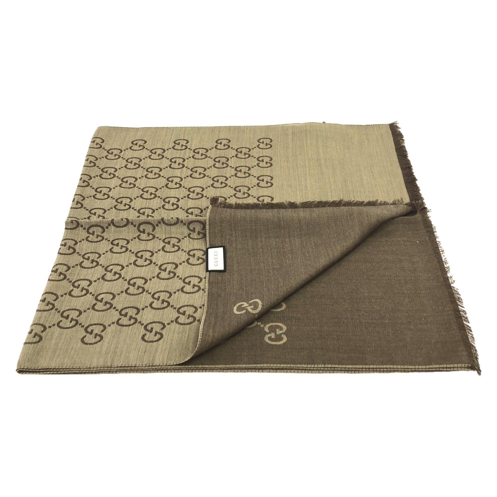 Gucci Gucci Stall Wool Brown Size ONE SIZE - 2 Thumbnail