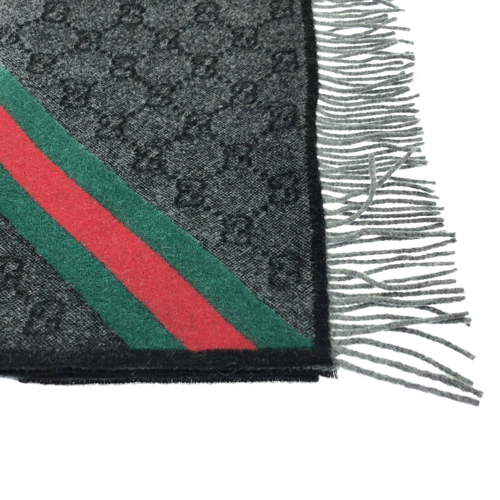 Gucci Gucci Scarf Wool Black Size ONE SIZE - 3 Thumbnail