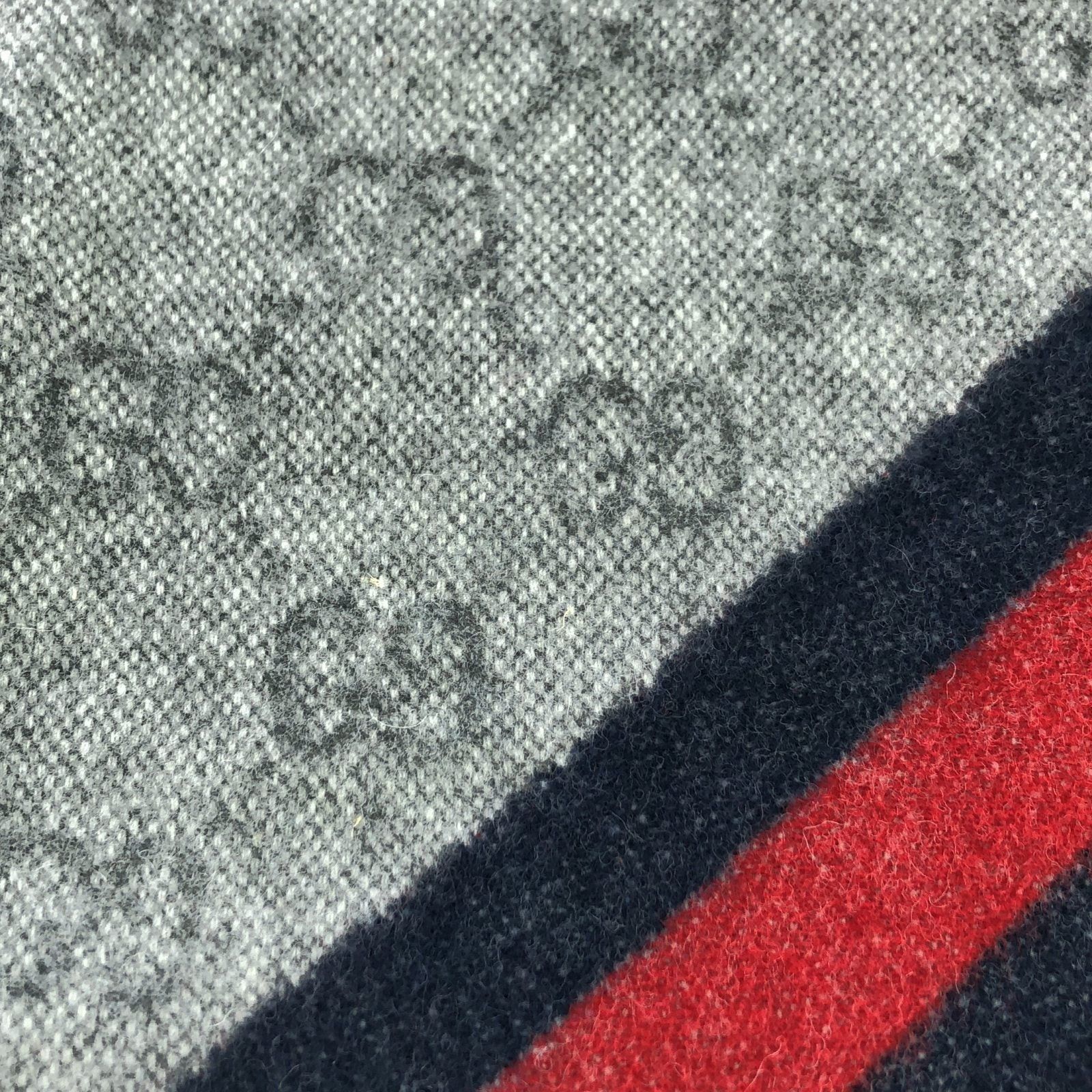 Gucci Gucci Scarf Wool Gray Size ONE SIZE - 6 Thumbnail