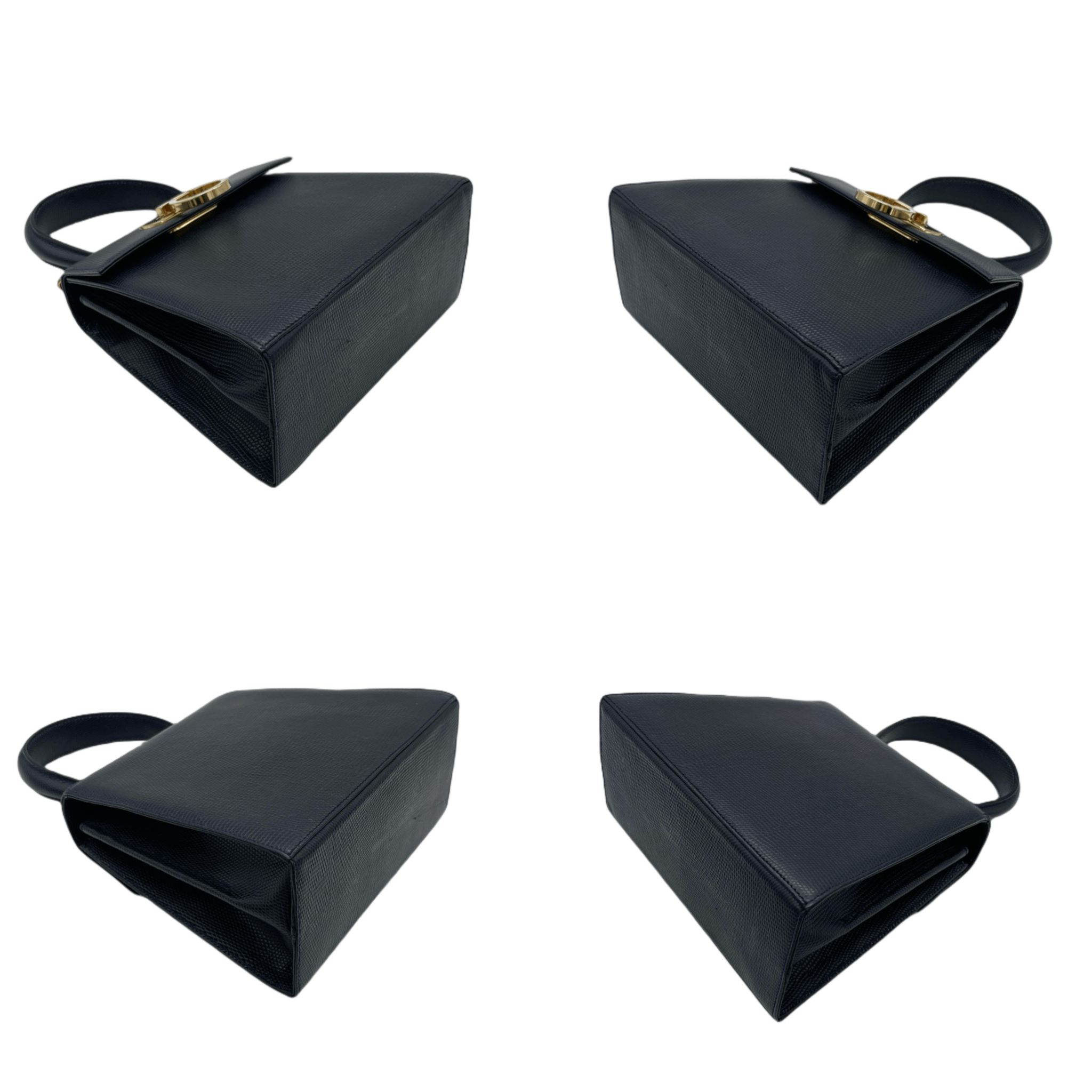 Salvatore Ferragamo Salvatore Ferragamo Gancini Kelly-Style 2-Way Handbag Size ONE SIZE - 6 Thumbnail