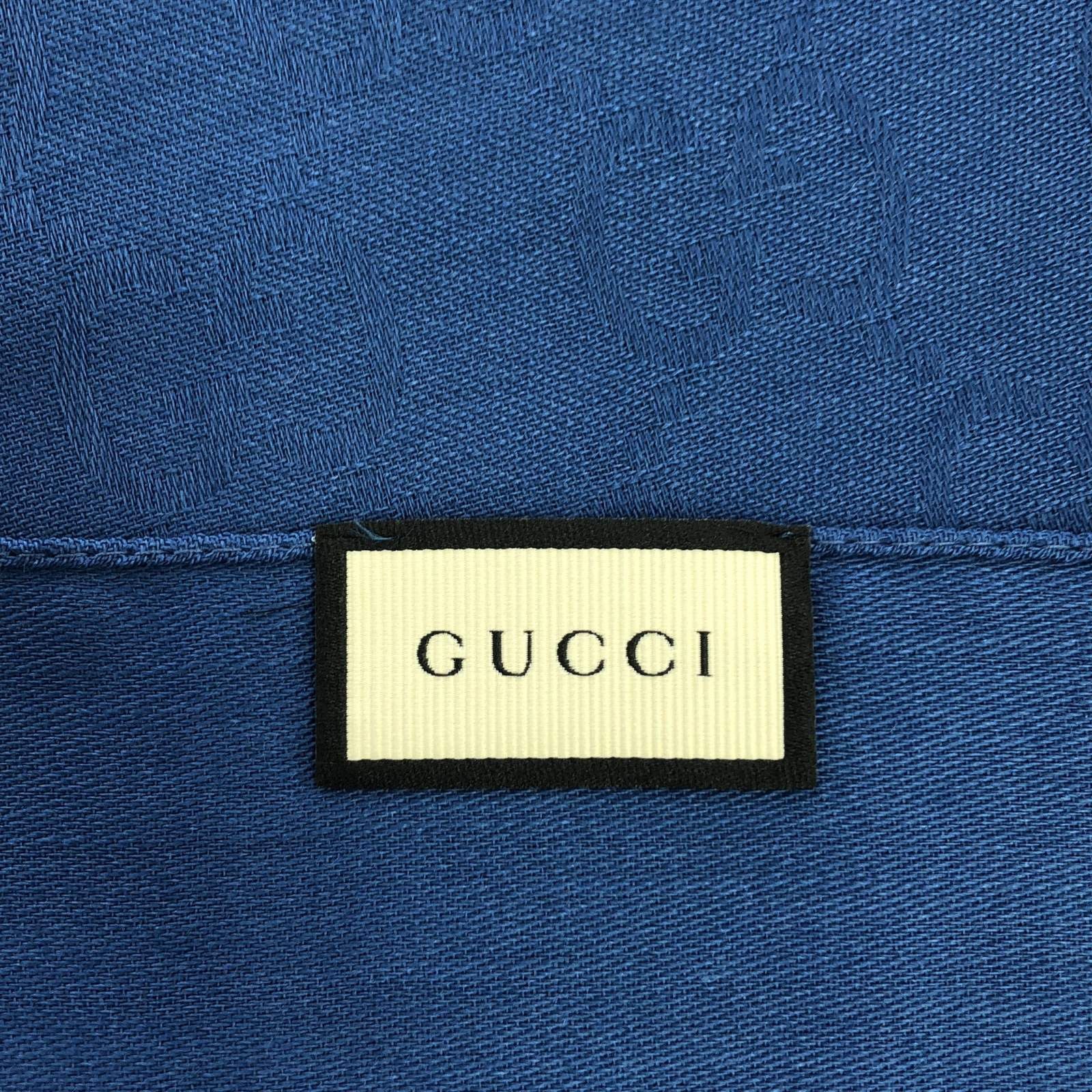 Gucci Gucci Stall Wool Navy Size ONE SIZE - 4 Thumbnail