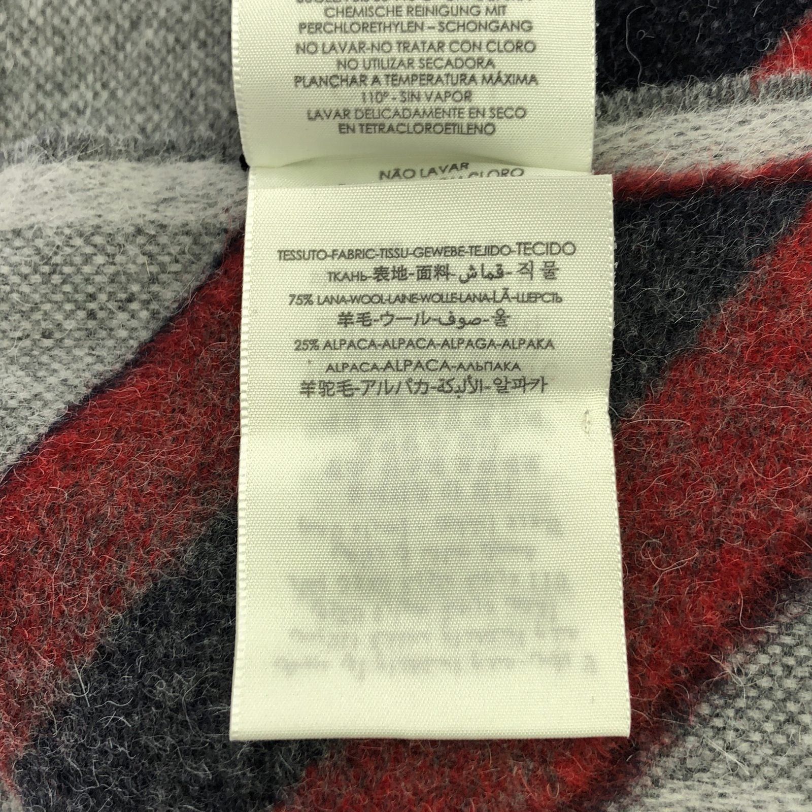 Gucci Gucci Scarf Wool Gray Size ONE SIZE - 5 Thumbnail