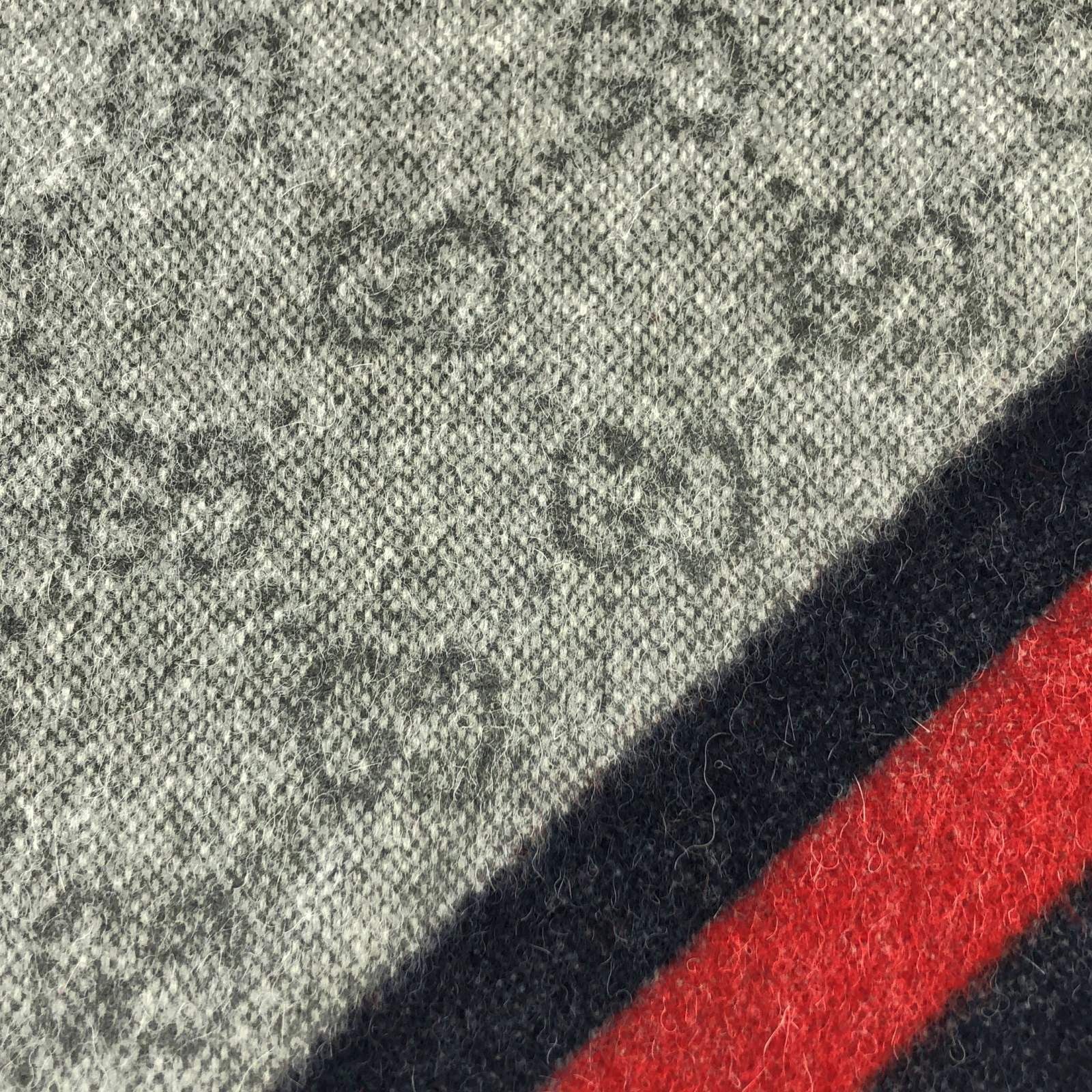 Gucci Gucci Scarf Wool Gray Size ONE SIZE - 6 Thumbnail