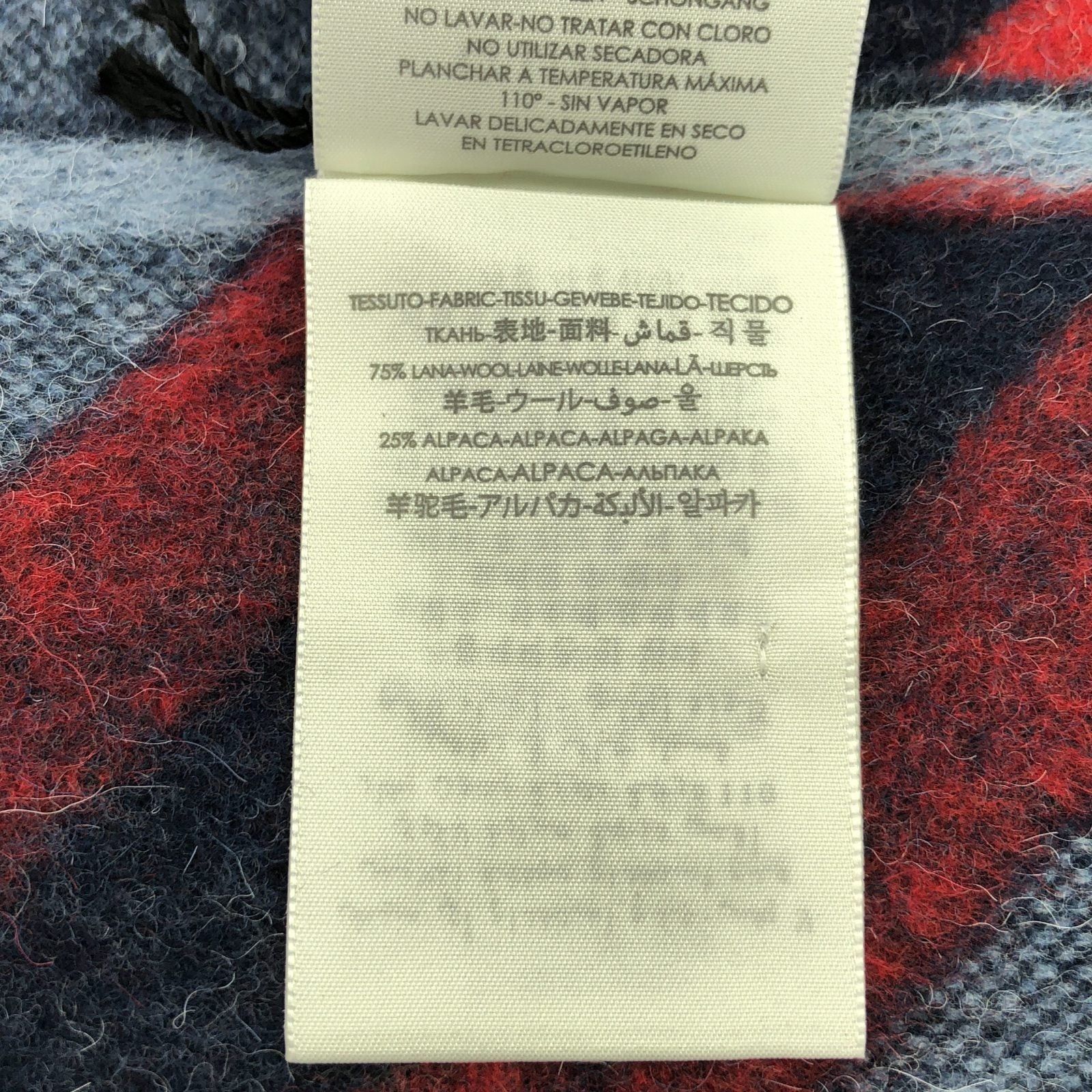 Gucci Gucci Scarf Wool Blue Size ONE SIZE - 5 Thumbnail