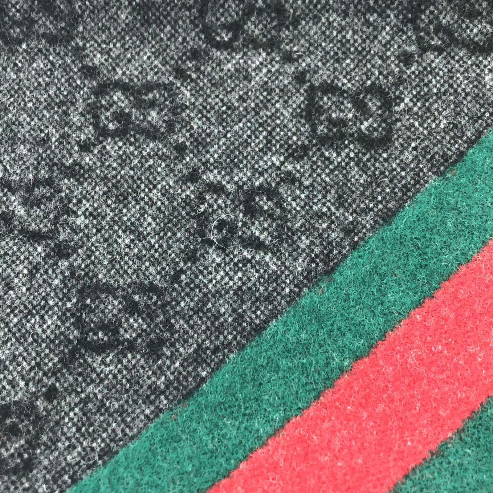 Gucci Gucci Scarf Wool Black Size ONE SIZE - 6 Thumbnail