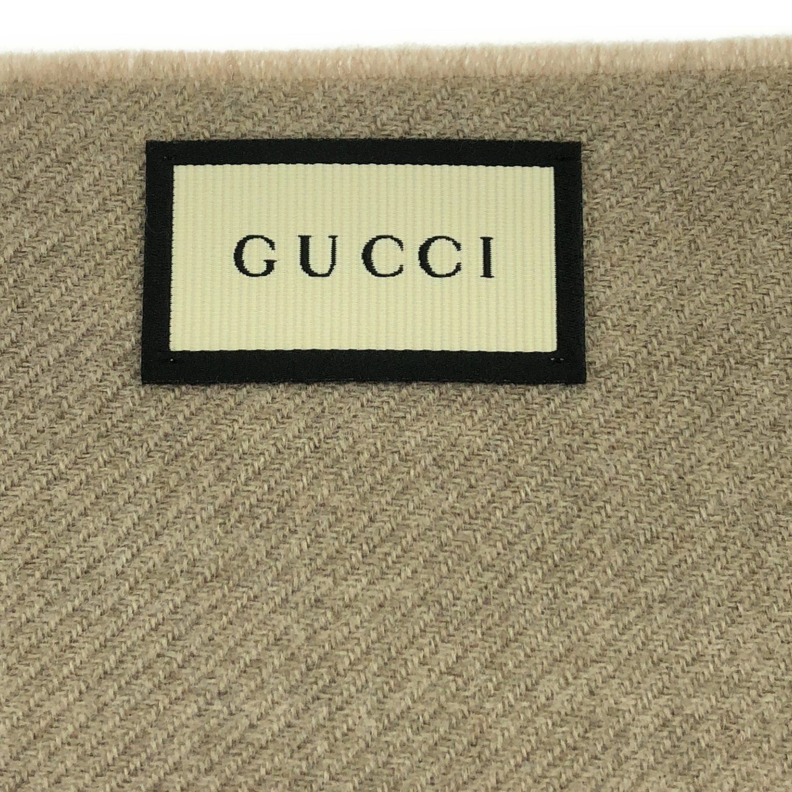 Gucci Gucci Scarf Wool Brown Size ONE SIZE - 4 Thumbnail