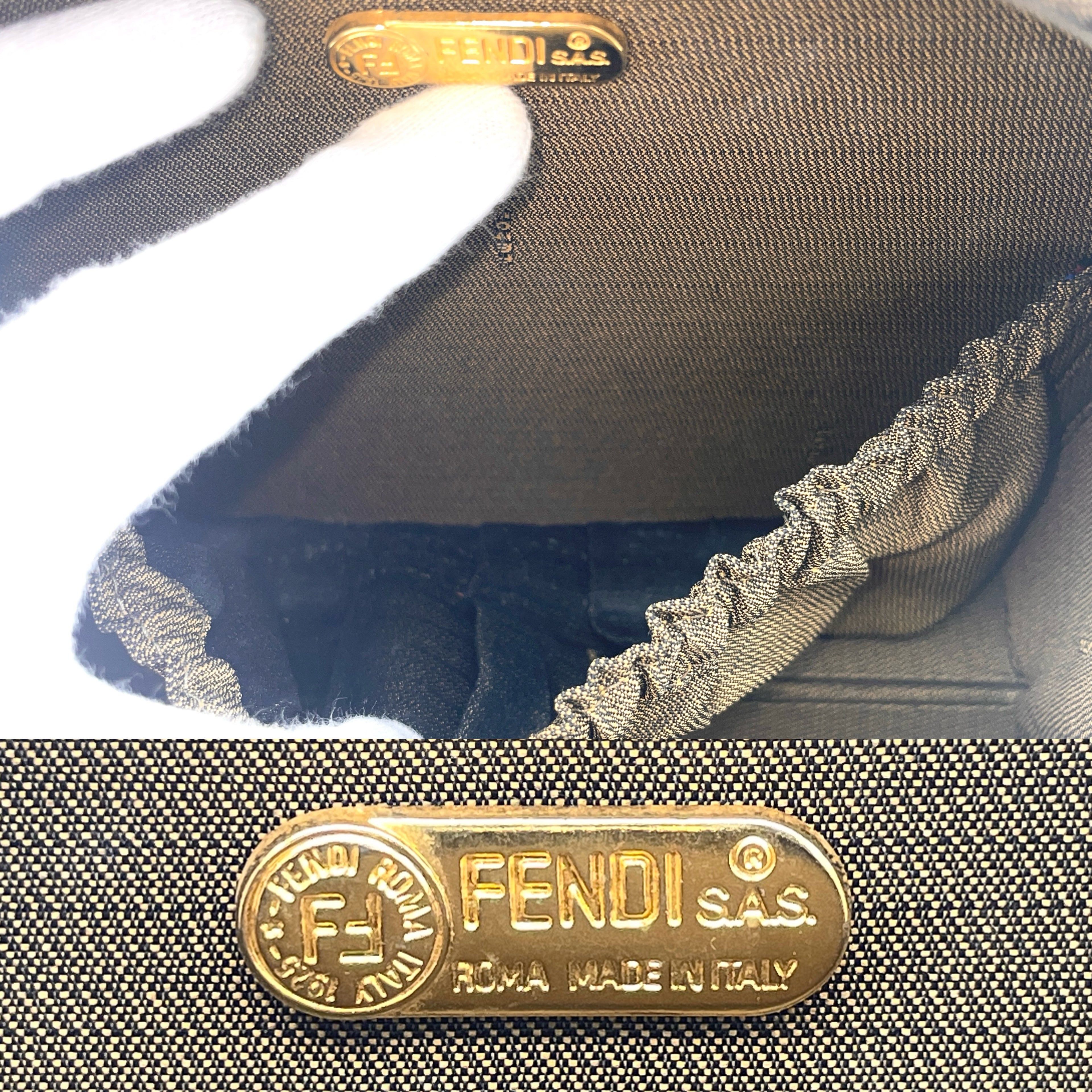 Fendi Fendi Zucca Vanity Bag With Strap Size ONE SIZE - 13 Thumbnail