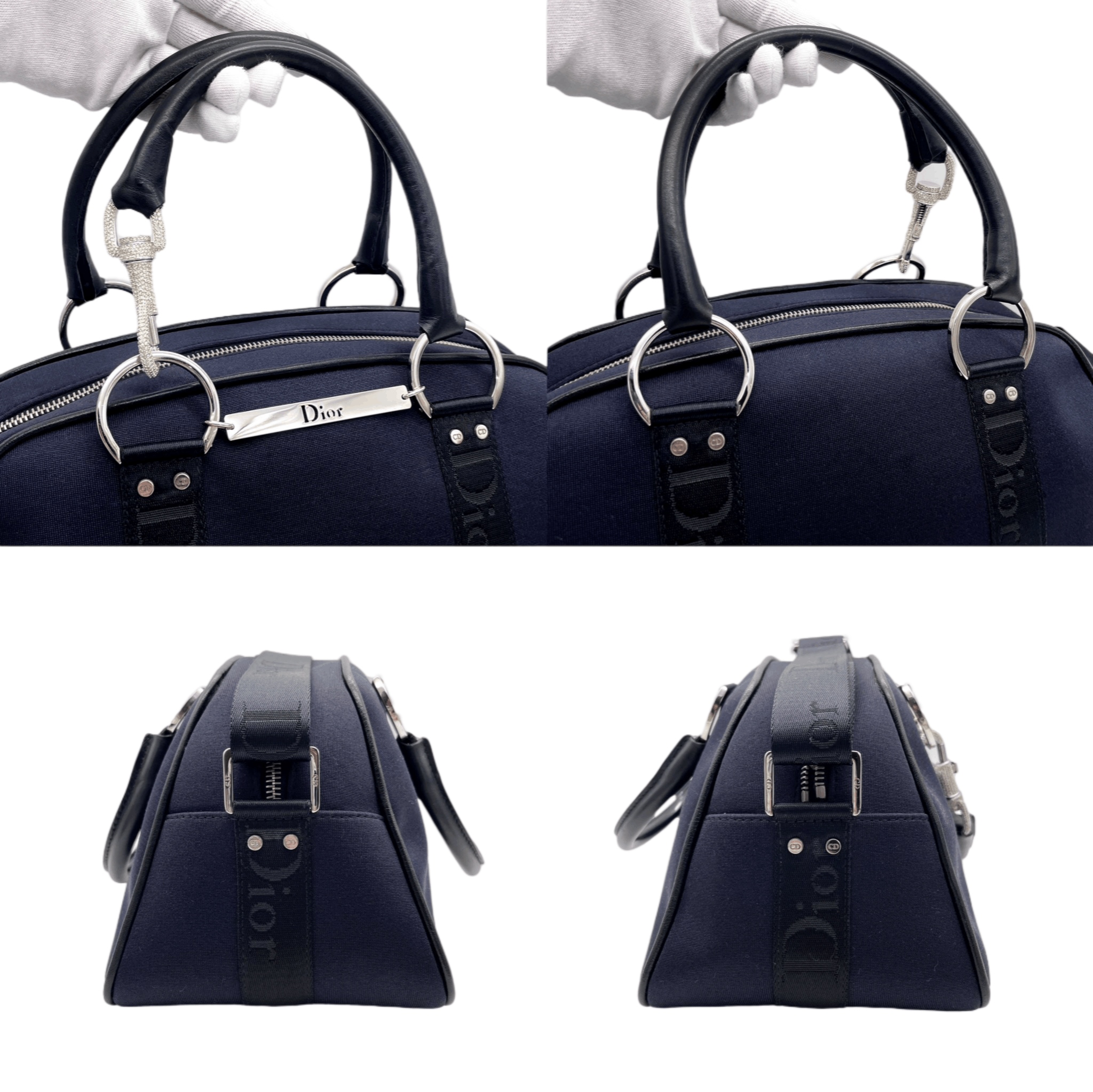 Dior Christian Dior Hardcore Linestone Boston Bag Size ONE SIZE - 9 Thumbnail