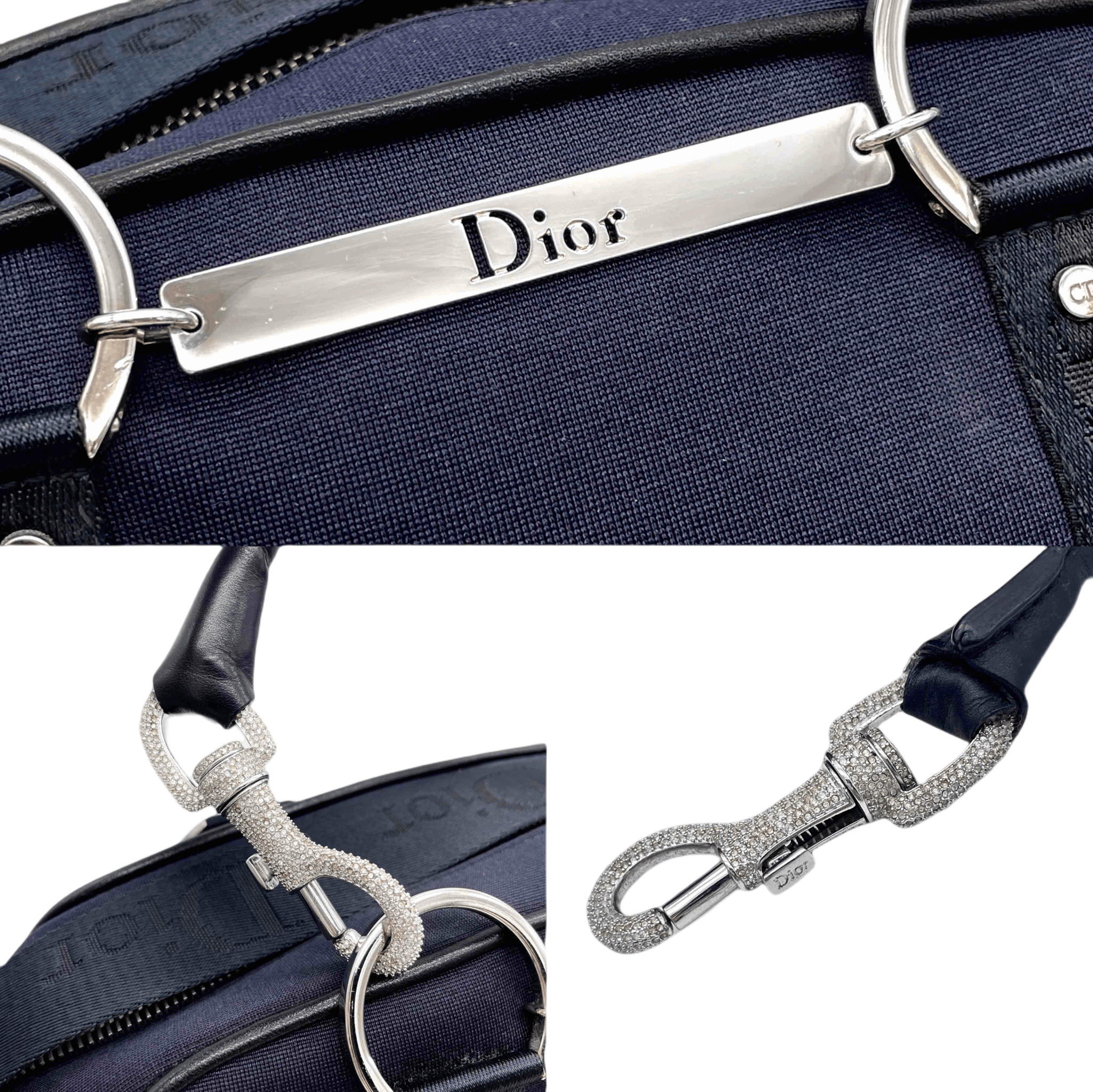 Dior Christian Dior Hardcore Linestone Boston Bag Size ONE SIZE - 11 Thumbnail