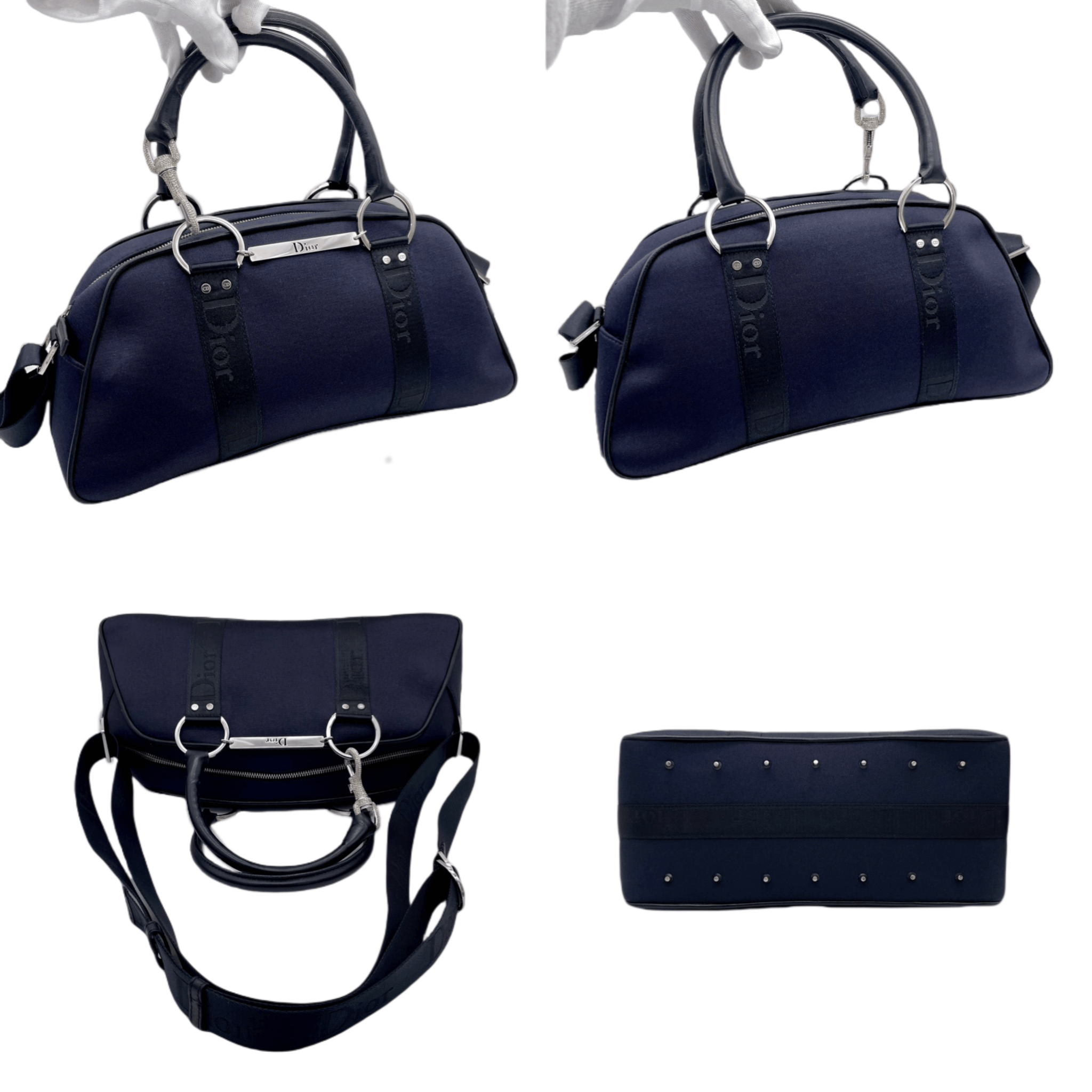 Dior Christian Dior Hardcore Linestone Boston Bag Size ONE SIZE - 6 Thumbnail