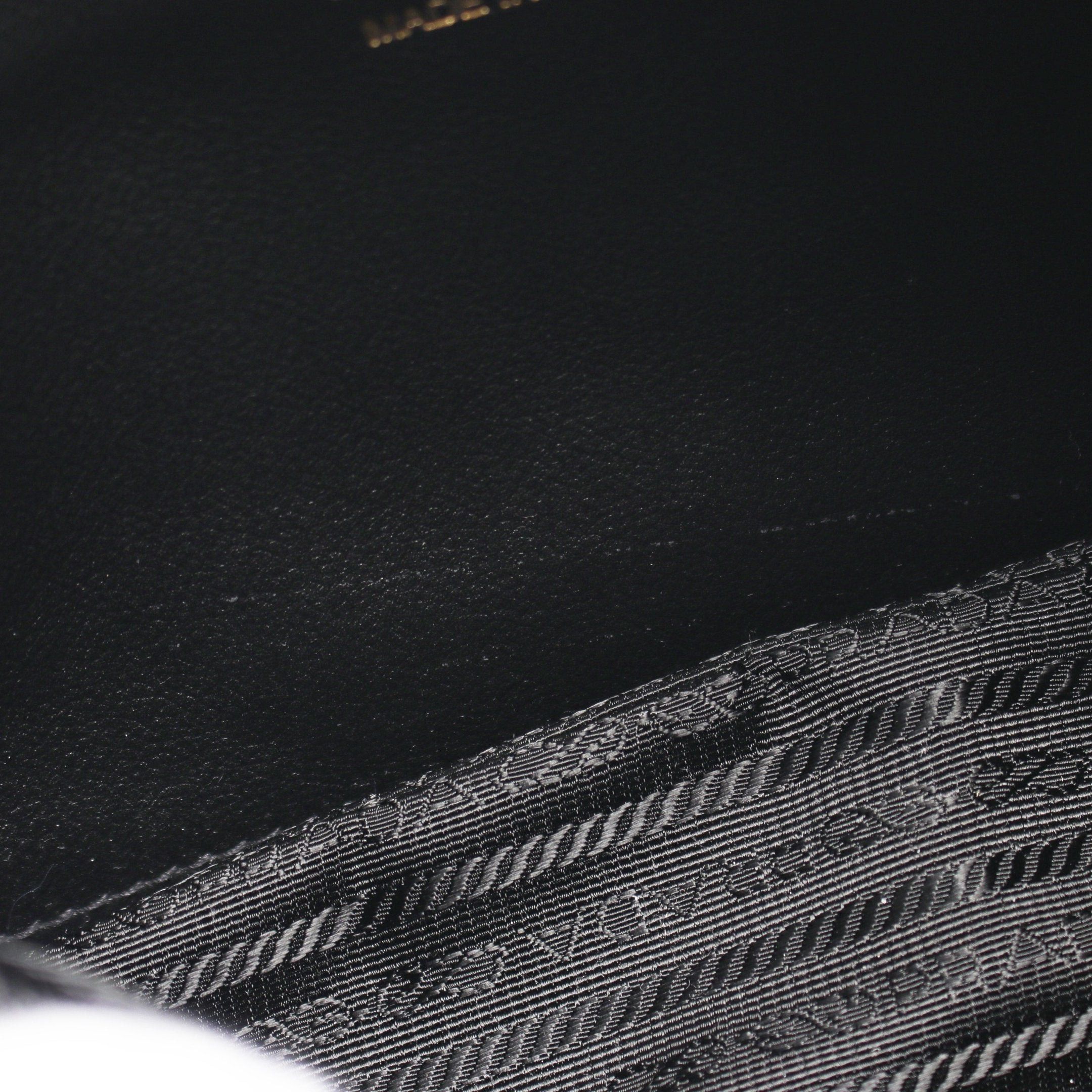Prada Prada Soft Grain Shoulder Bag Leather Black Size ONE SIZE - 5 Thumbnail