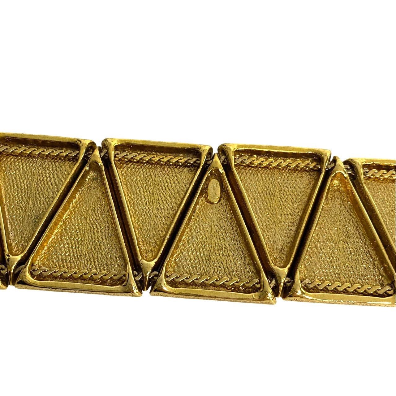 Yves Saint Laurent Yves Saint Laurent Bracelet Gold Plated Size ONE SIZE - 3 Thumbnail