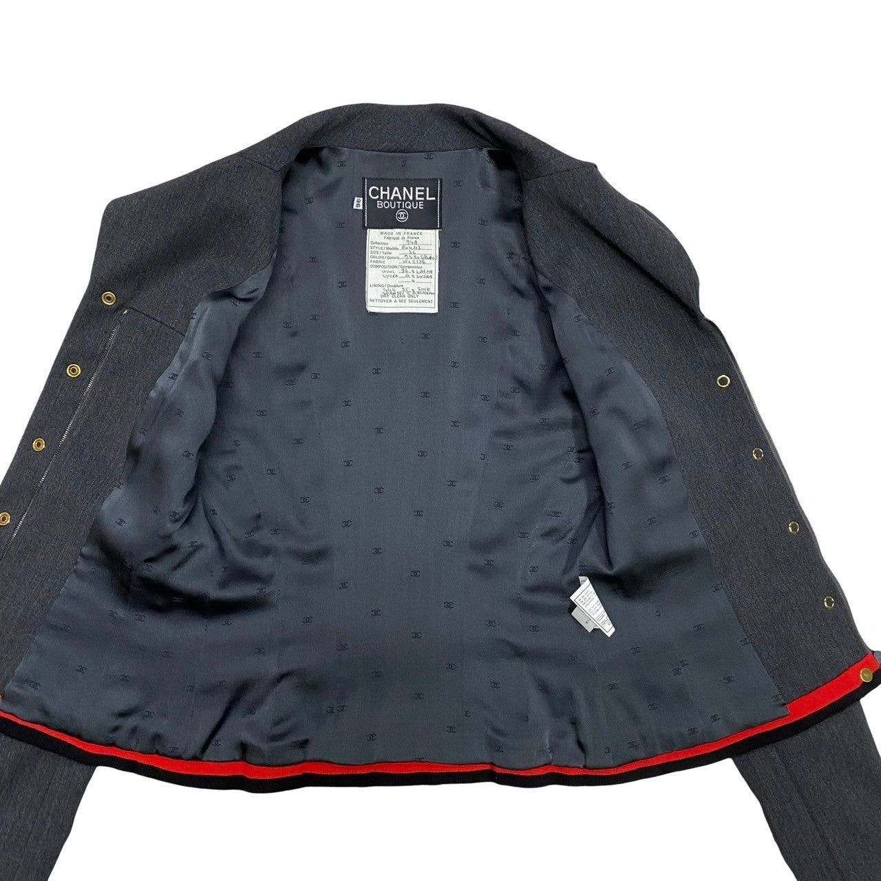 Chanel Chanel Grey Silk Size ONE SIZE - 5 Thumbnail