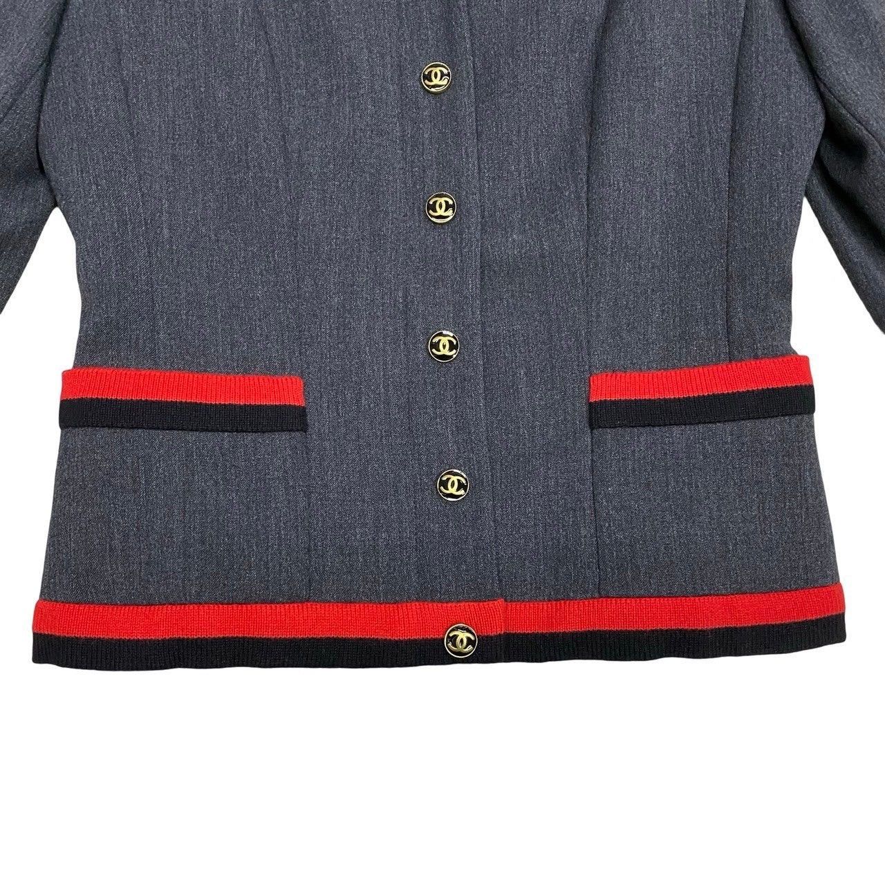 Chanel Chanel Grey Silk Size ONE SIZE - 7 Thumbnail