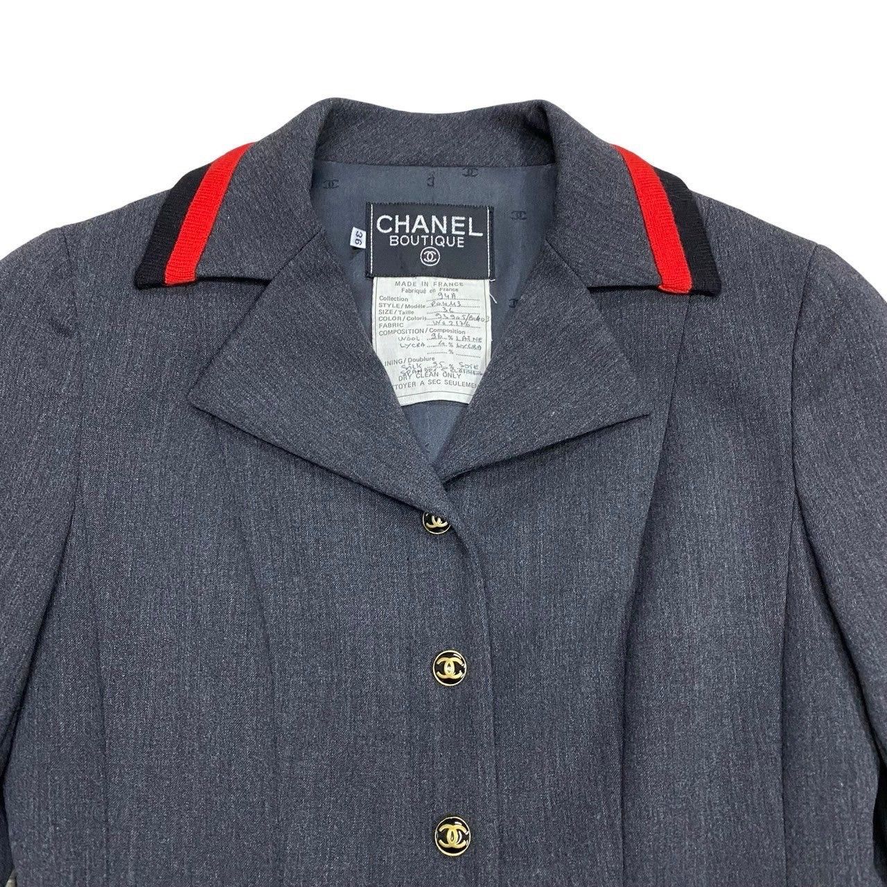Chanel Chanel Grey Silk Size ONE SIZE - 6 Thumbnail