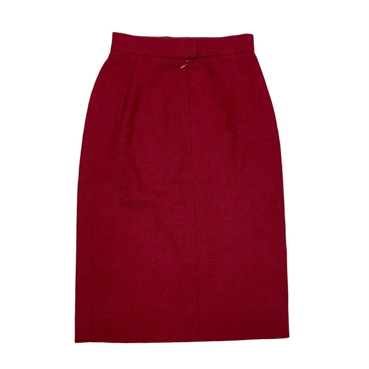 Chanel Chanel Red Wool Size ONE SIZE - 7 Thumbnail