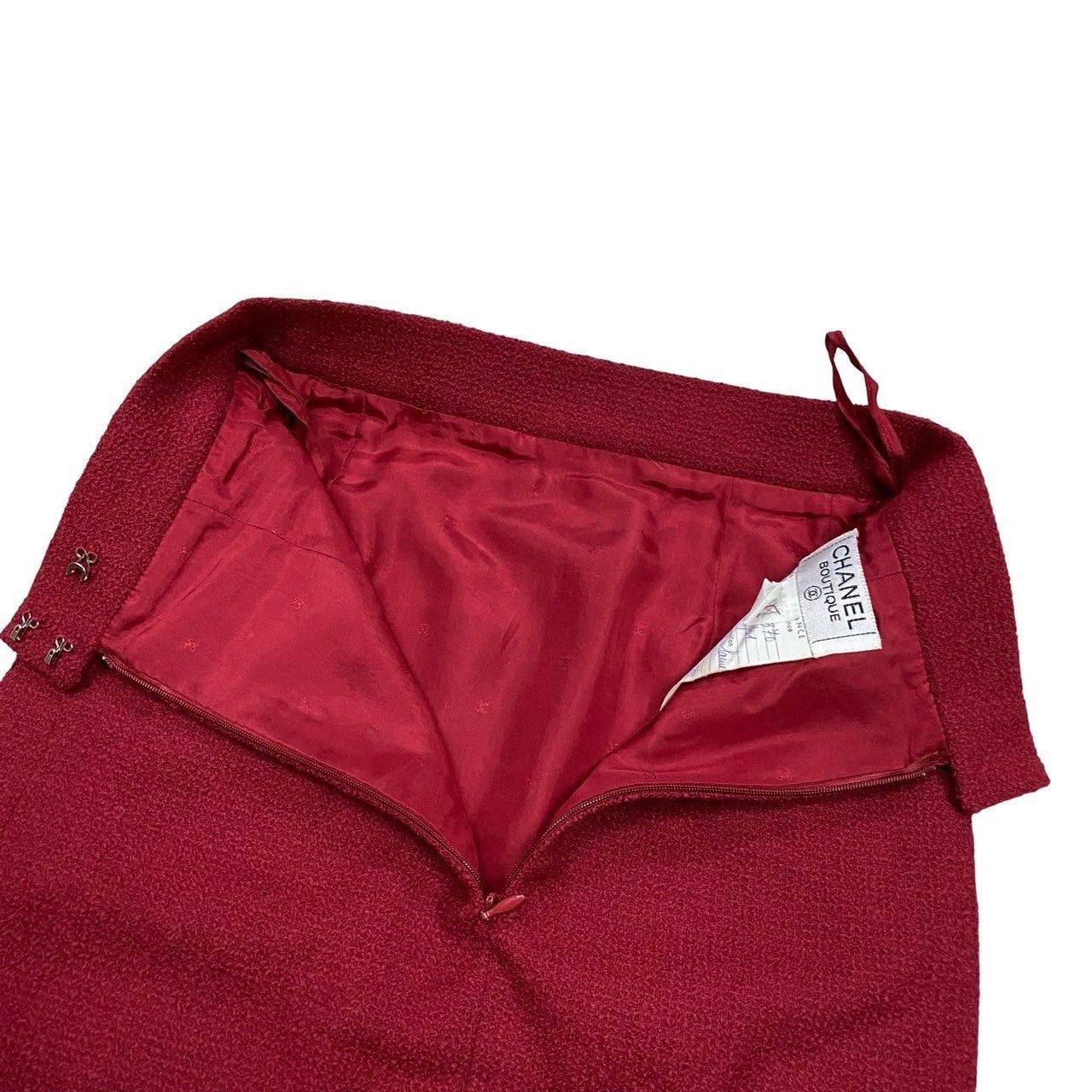 Chanel Chanel Red Wool Size ONE SIZE - 8 Thumbnail