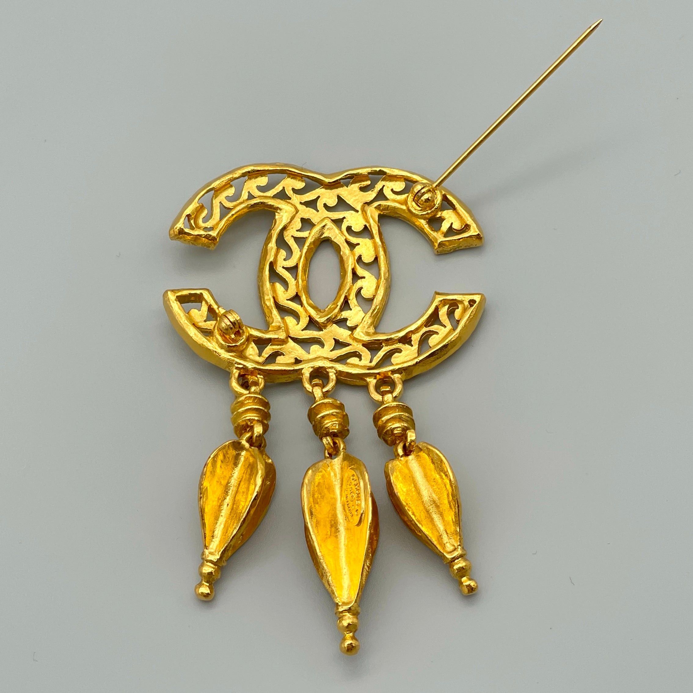 Chanel Chanel Coco Mark Arrow Pendant Brooch 95A Size ONE SIZE - 7 Thumbnail