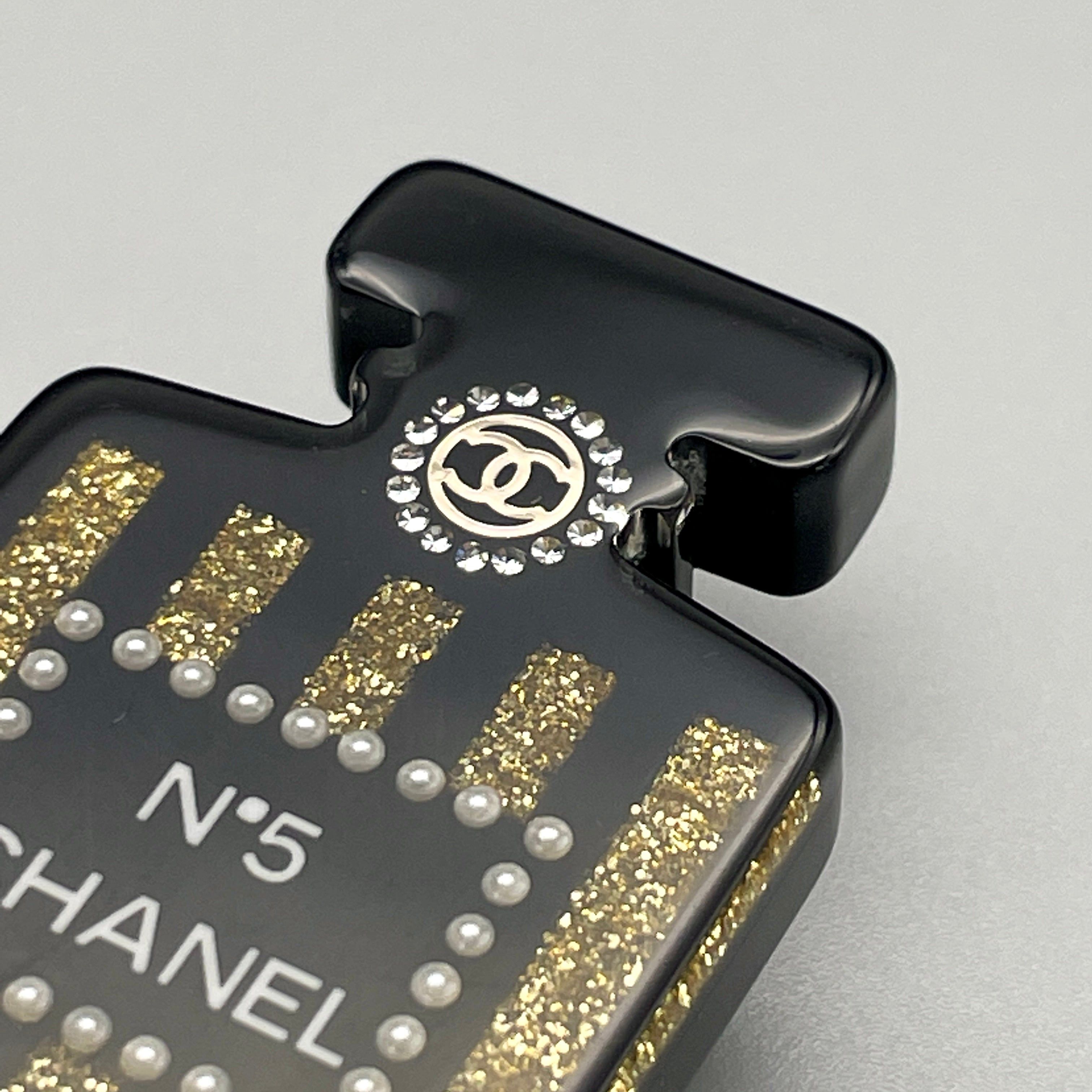 Chanel Chanel Perfume Motif Rhinestone Brooch 17A Size ONE SIZE - 5 Thumbnail