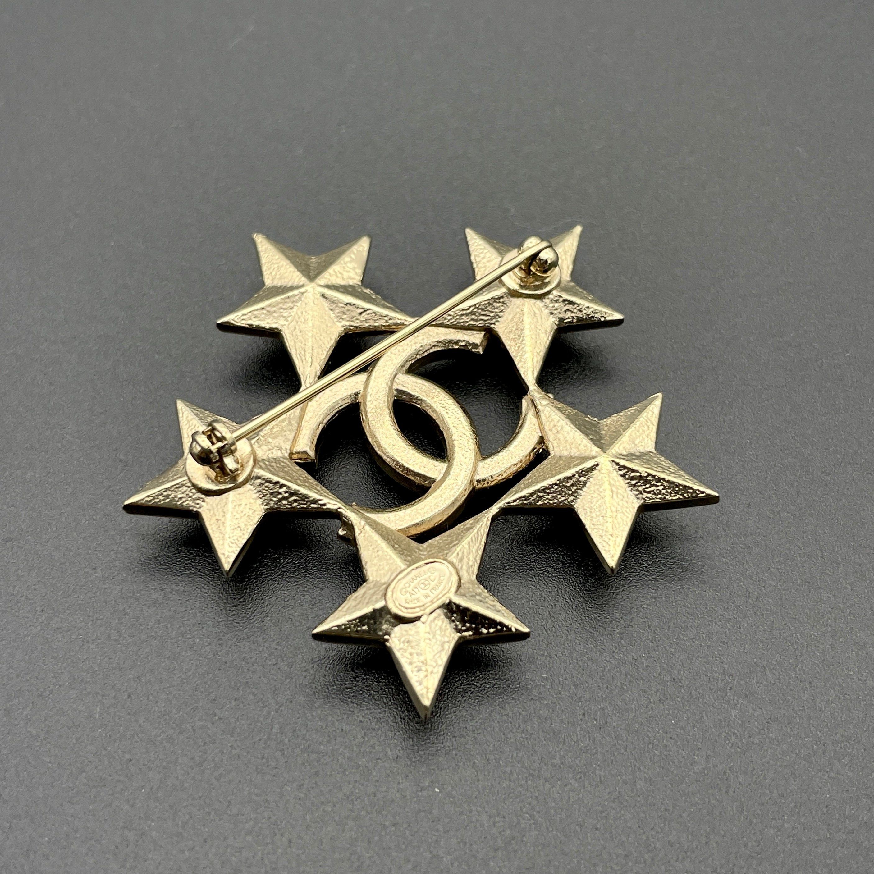Chanel Chanel Star Cocoma Line Stone Brooch A17C Size ONE SIZE - 5 Thumbnail