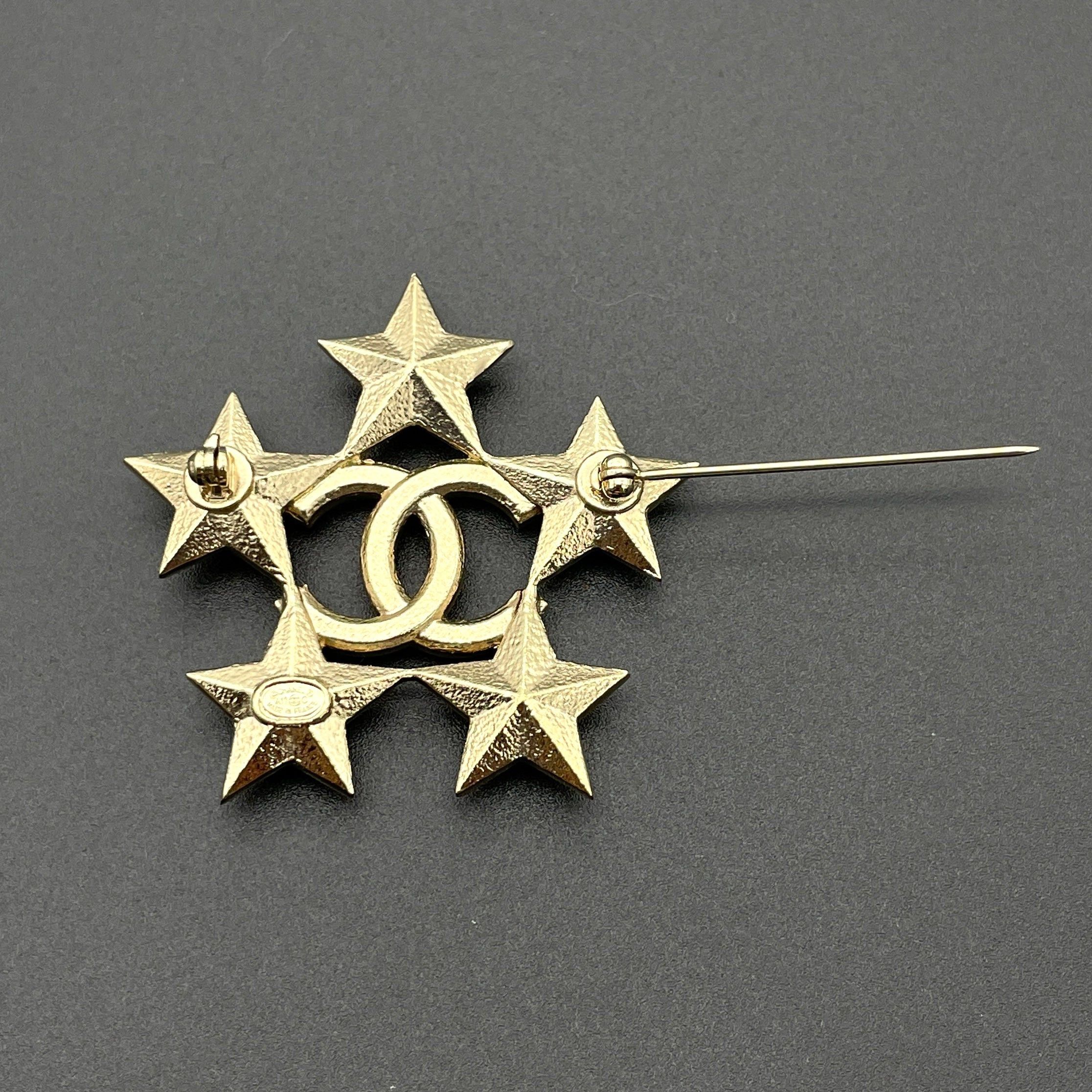 Chanel Chanel Star Cocoma Line Stone Brooch A17C Size ONE SIZE - 8 Thumbnail
