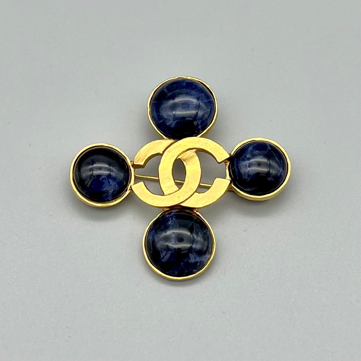 Chanel Chanel Coco Mark Color Stone Brooch 95A Size ONE SIZE - 3 Thumbnail