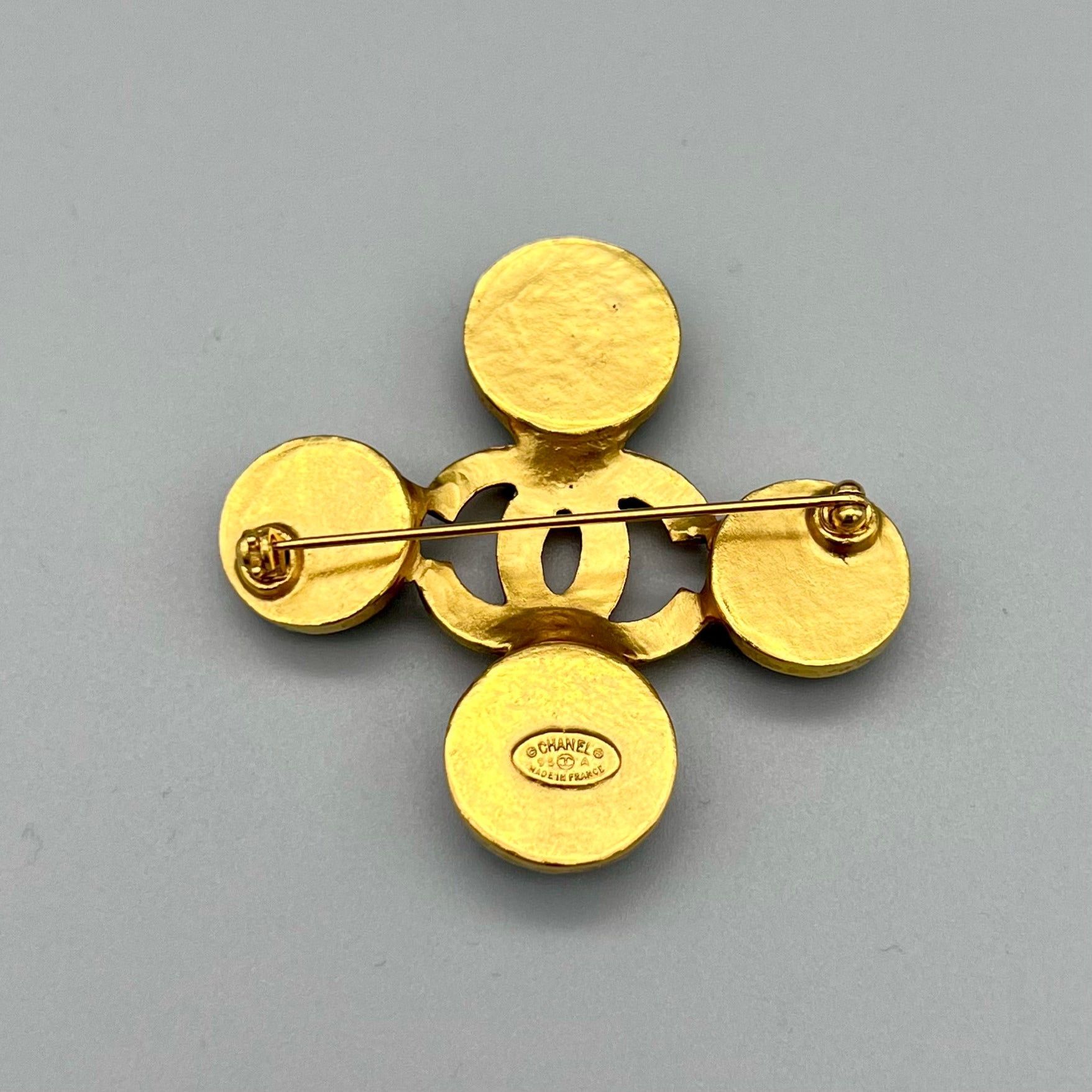 Chanel Chanel Coco Mark Color Stone Brooch 95A Size ONE SIZE - 4 Thumbnail
