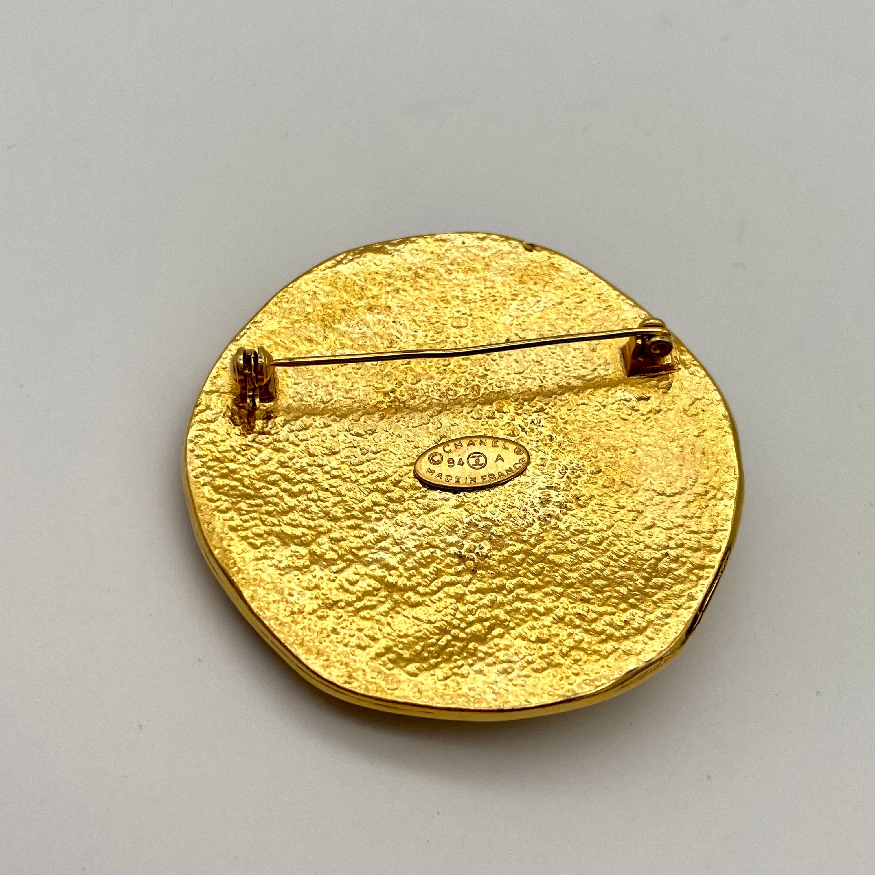 Chanel Chanel Coco Mark Sunny Jumbo Brooch Gp 94A Size ONE SIZE - 3 Thumbnail