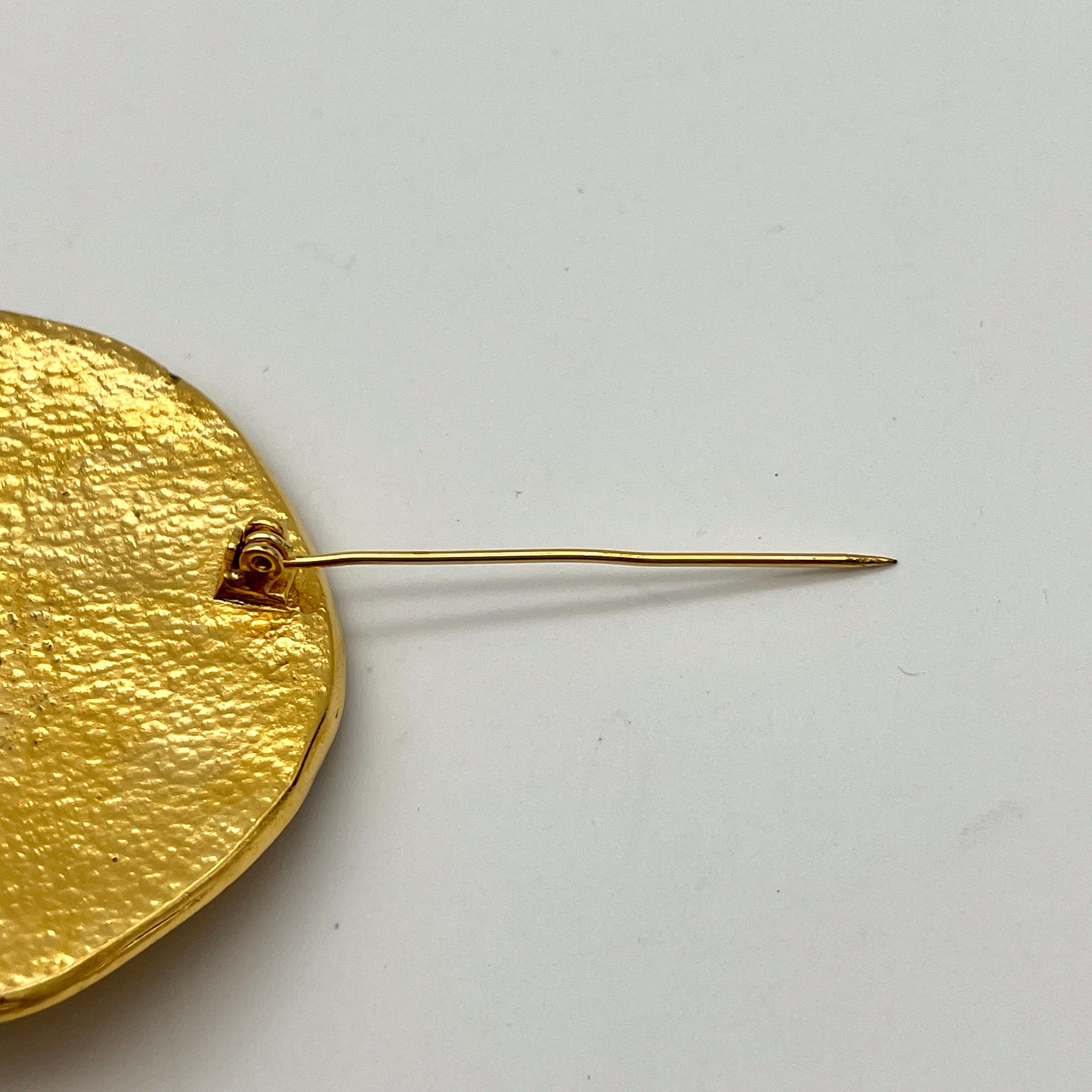 Chanel Chanel Coco Mark Sunny Jumbo Brooch Gp 94A Size ONE SIZE - 5 Thumbnail