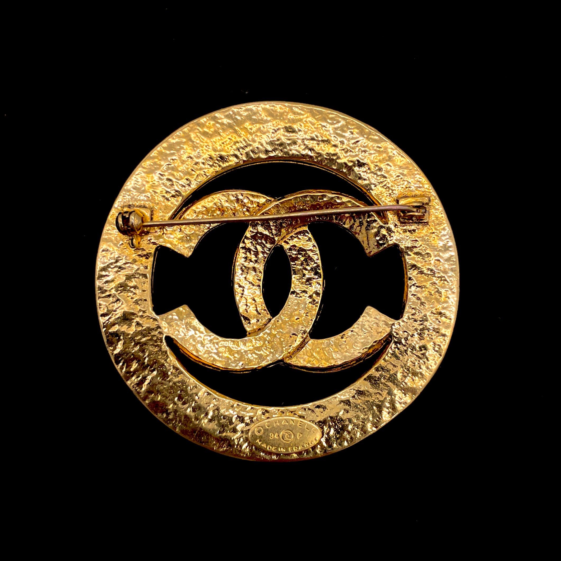 Chanel Chanel Jumbo Ring Coco Mark Brooch Gp 94P Size ONE SIZE - 4 Thumbnail