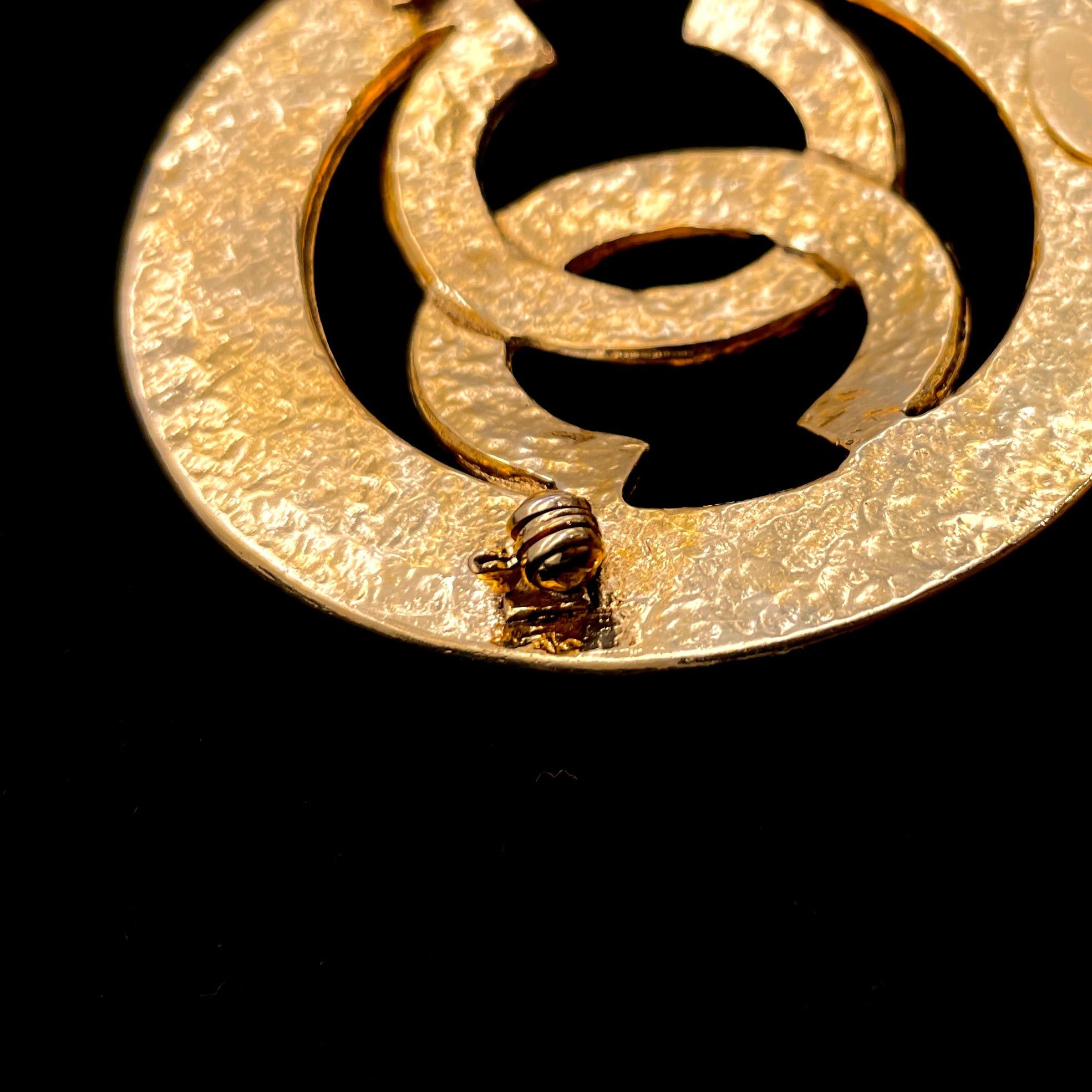 Chanel Chanel Jumbo Ring Coco Mark Brooch Gp 94P Size ONE SIZE - 5 Thumbnail