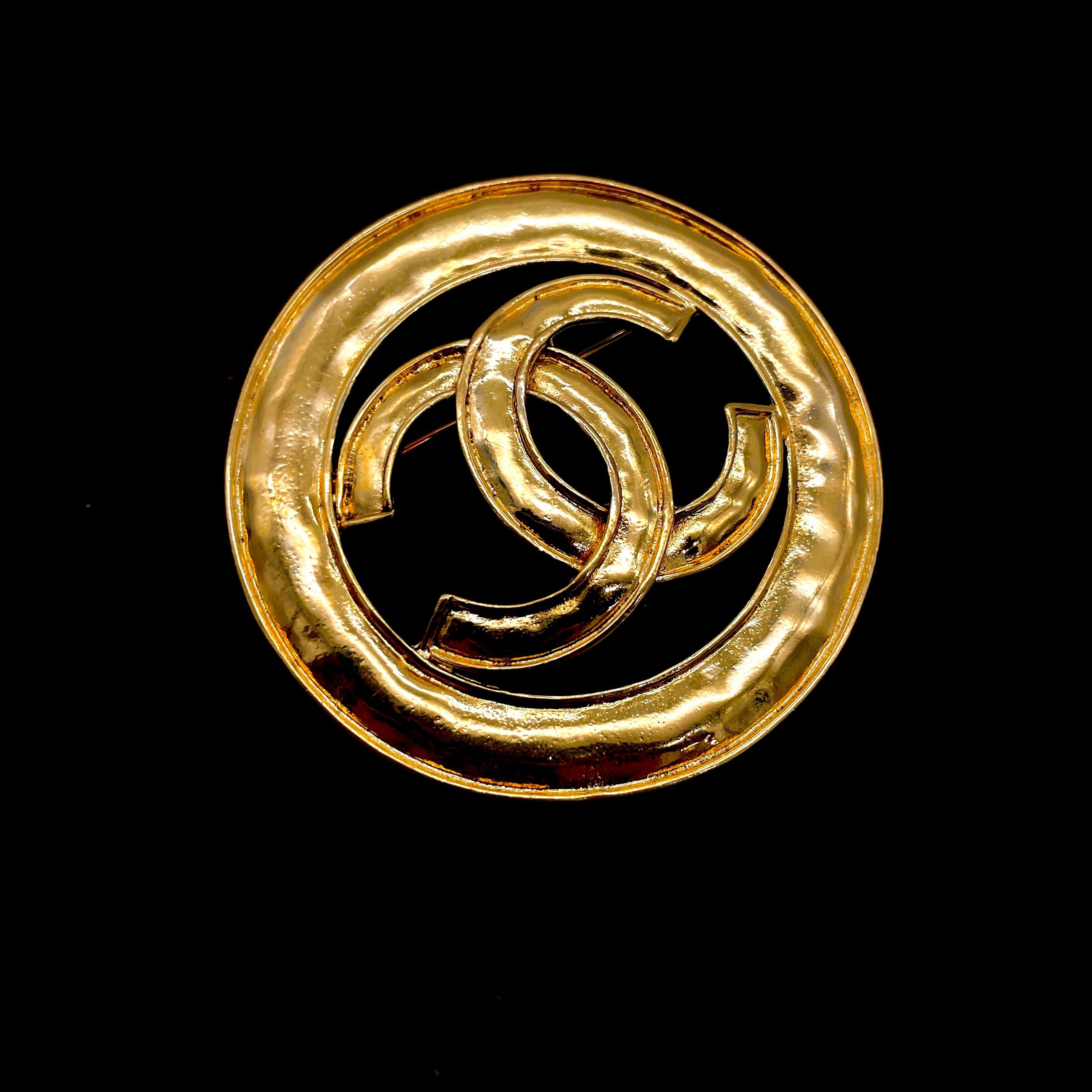 Chanel Chanel Jumbo Ring Coco Mark Brooch Gp 94P Size ONE SIZE - 3 Thumbnail