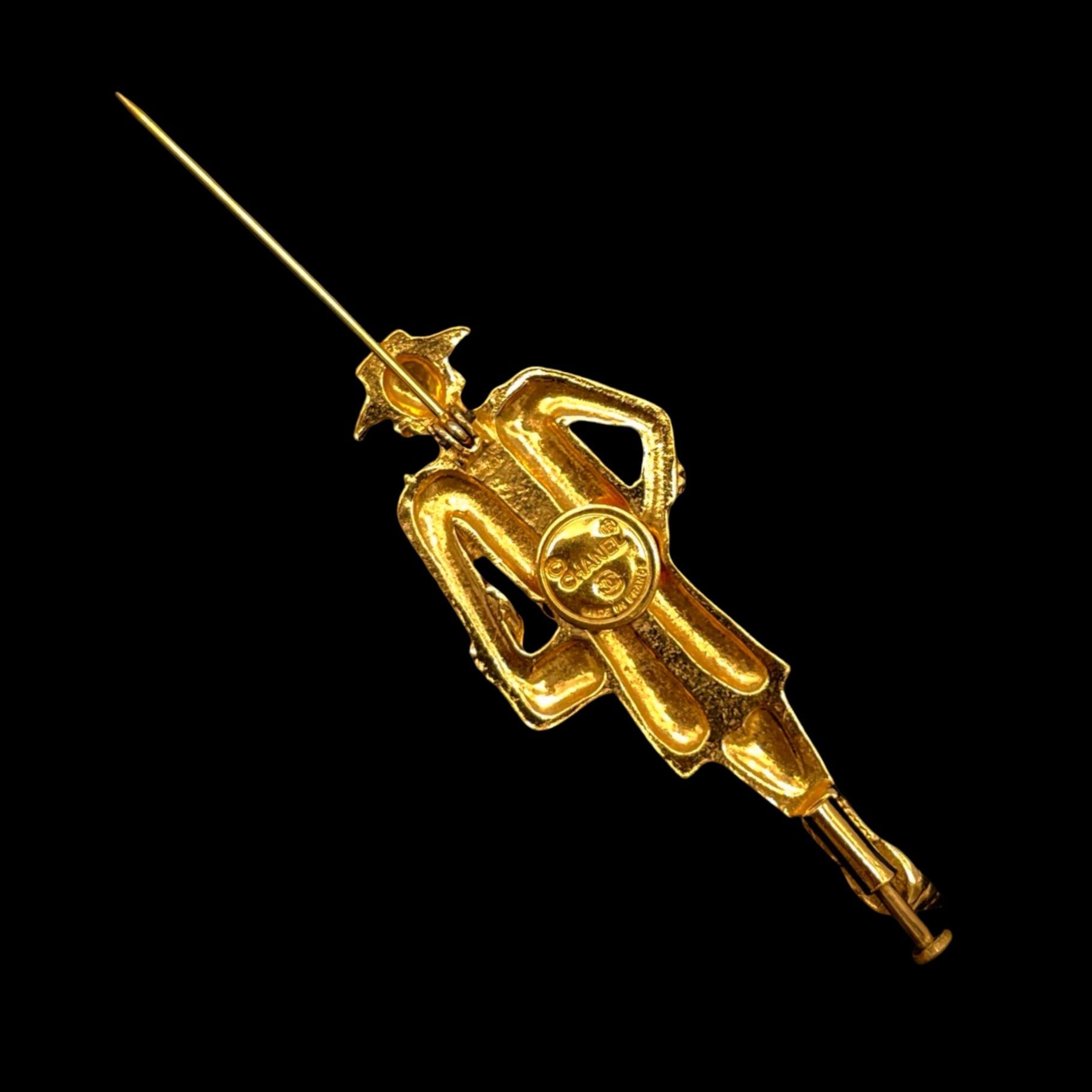 Chanel Chanel Lady Coco Brooch Size ONE SIZE - 7 Thumbnail