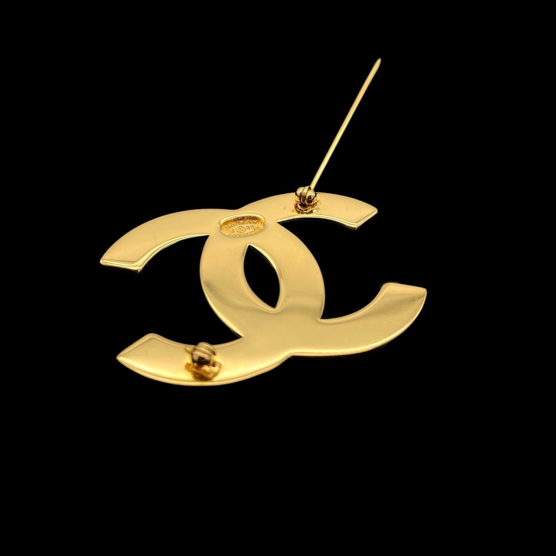 Chanel Chanel Co-Mark Logo Brooch 98P Size ONE SIZE - 7 Thumbnail