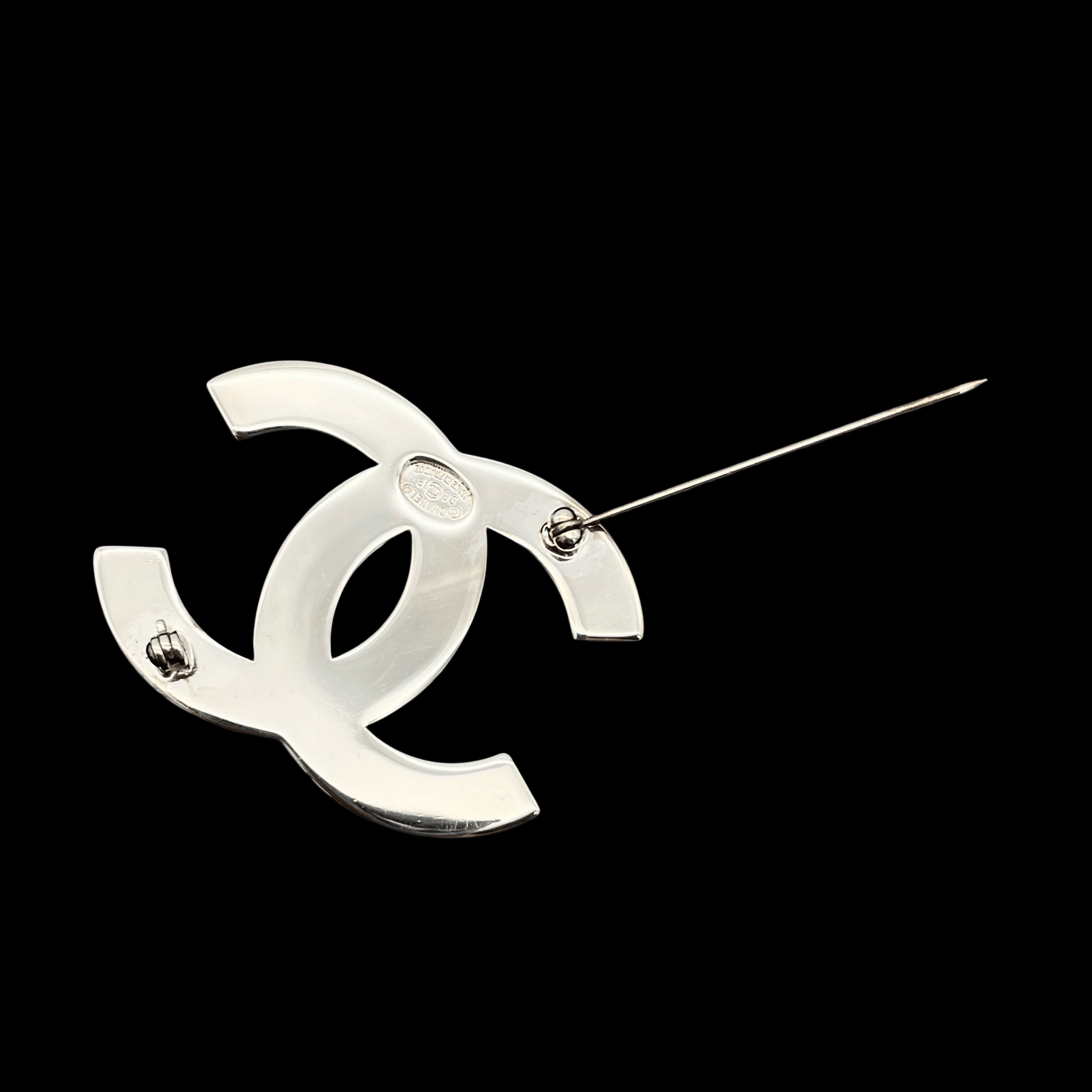 Chanel Coco Mark Chanel Logo Brooch Size ONE SIZE - 8 Thumbnail