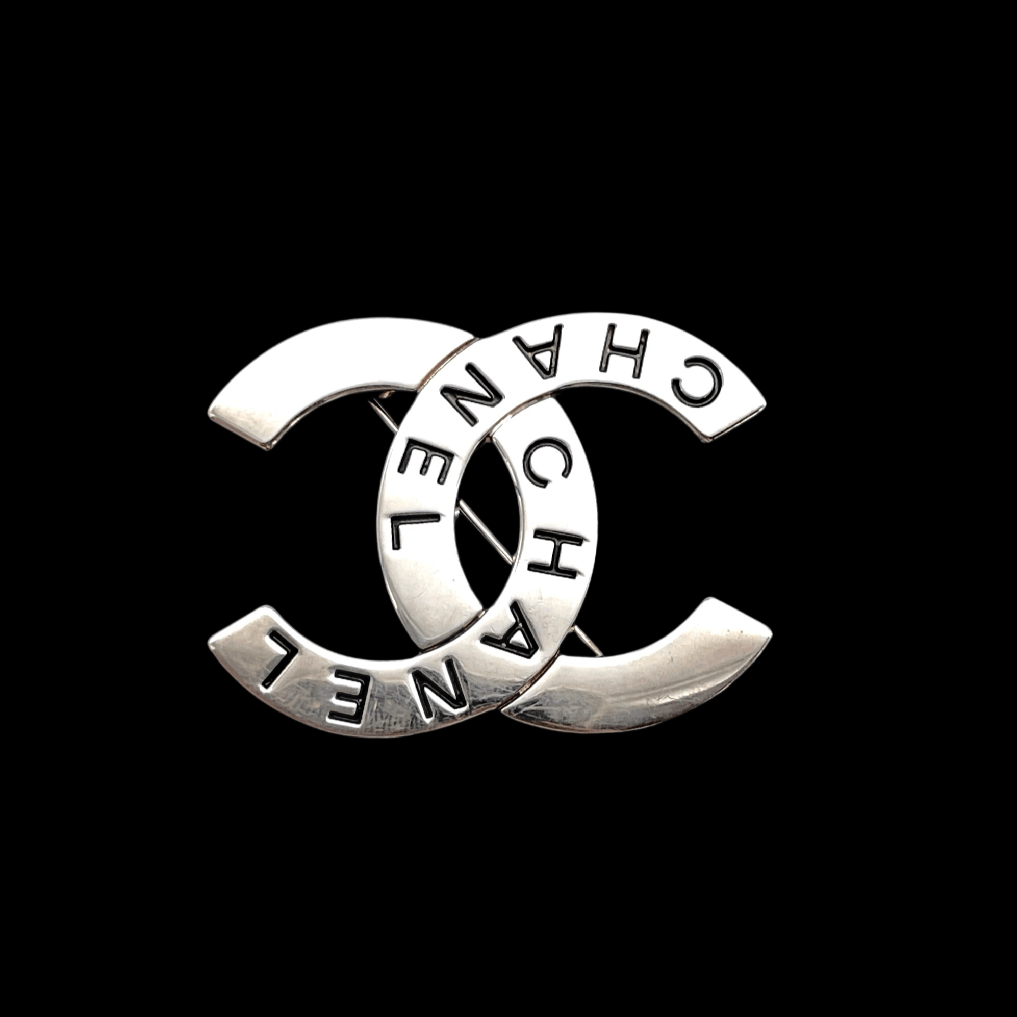 Chanel Coco Mark Chanel Logo Brooch Size ONE SIZE - 4 Thumbnail
