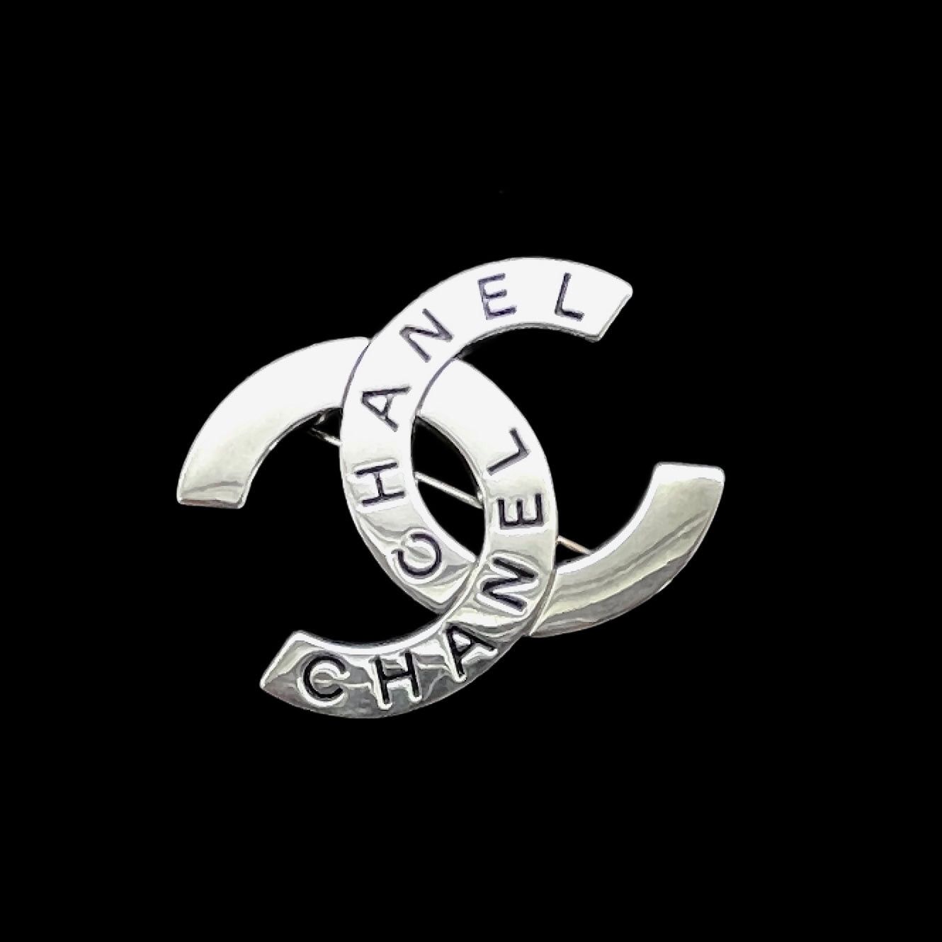 Chanel Coco Mark Chanel Logo Brooch Size ONE SIZE - 3 Thumbnail