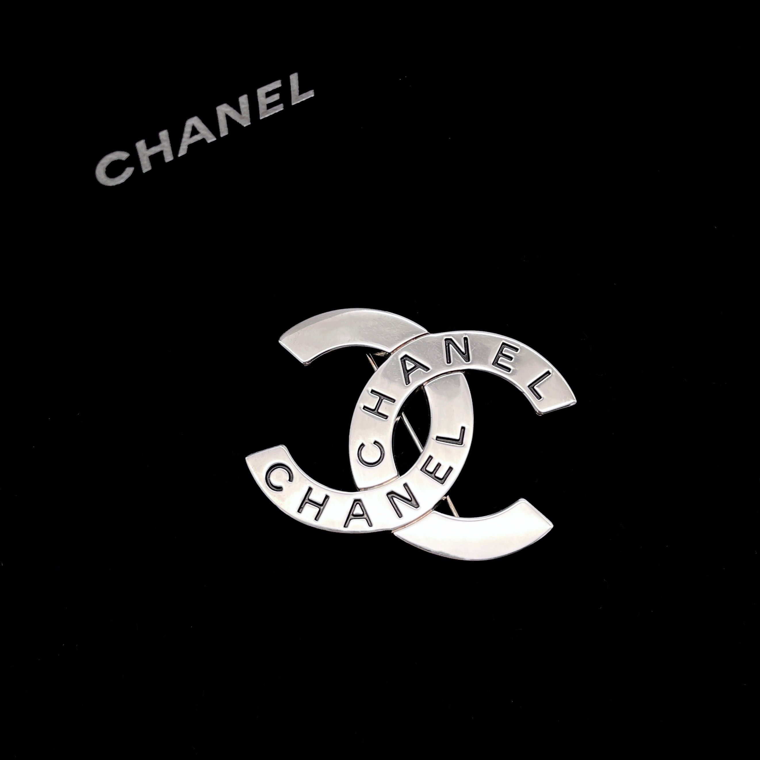 Chanel Coco Mark Chanel Logo Brooch Size ONE SIZE - 5 Thumbnail