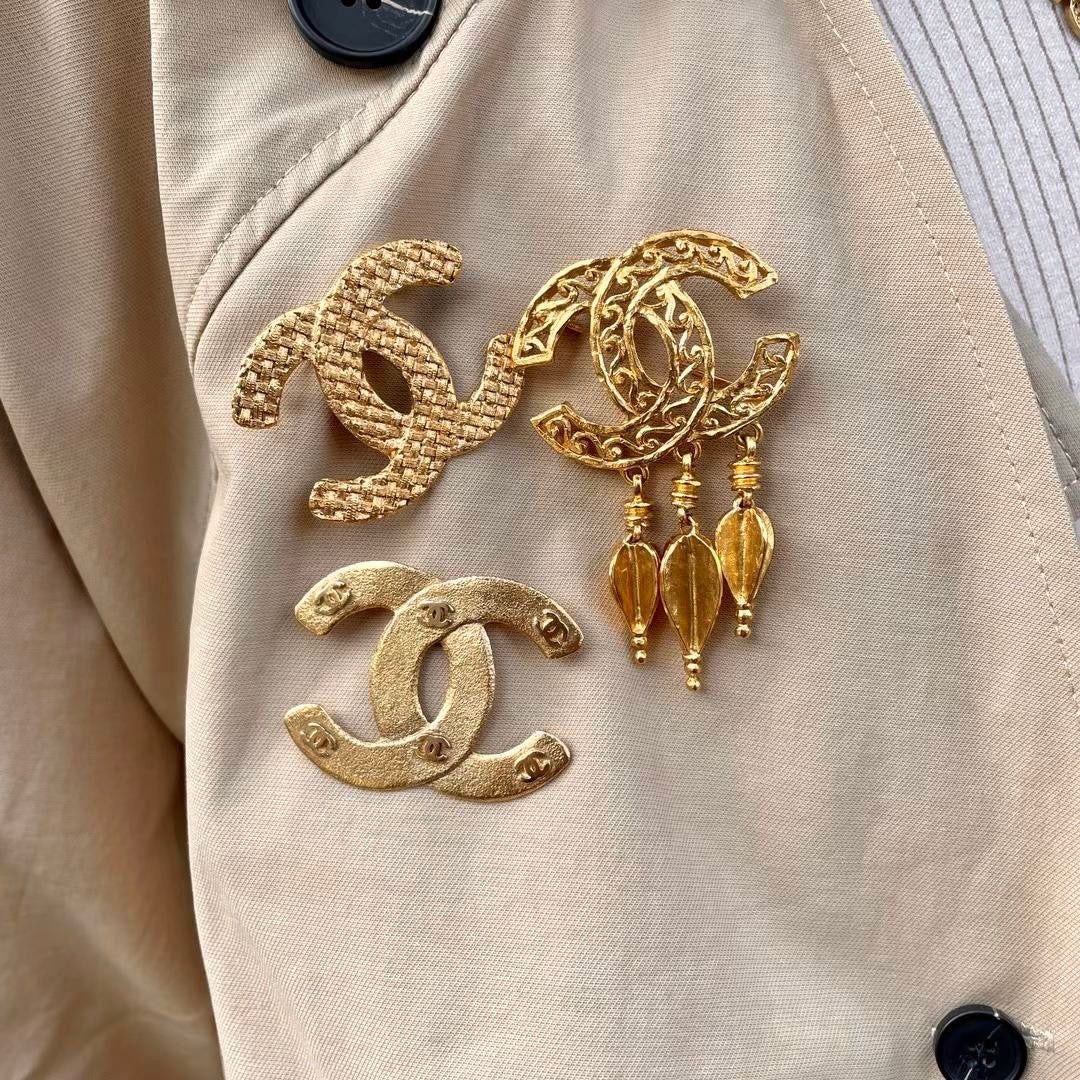 Chanel Chanel Co-Mark Logo Brooch 98P Size ONE SIZE - 2 Thumbnail
