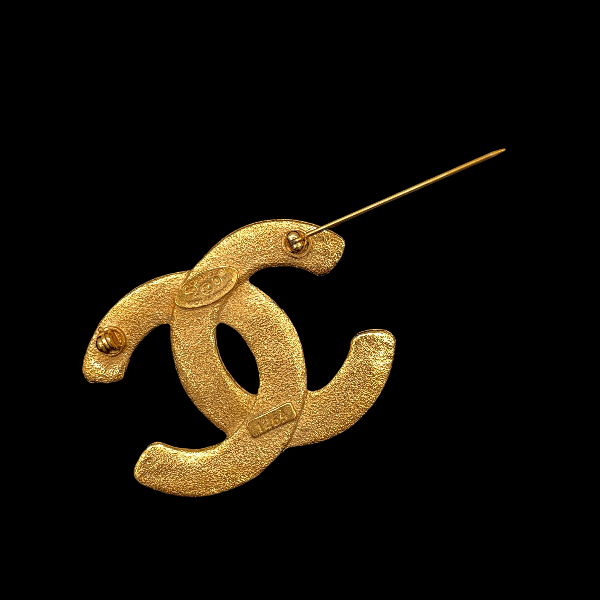 Chanel Chanel Co-Mark Logo Brooch 98P Size ONE SIZE - 6 Thumbnail