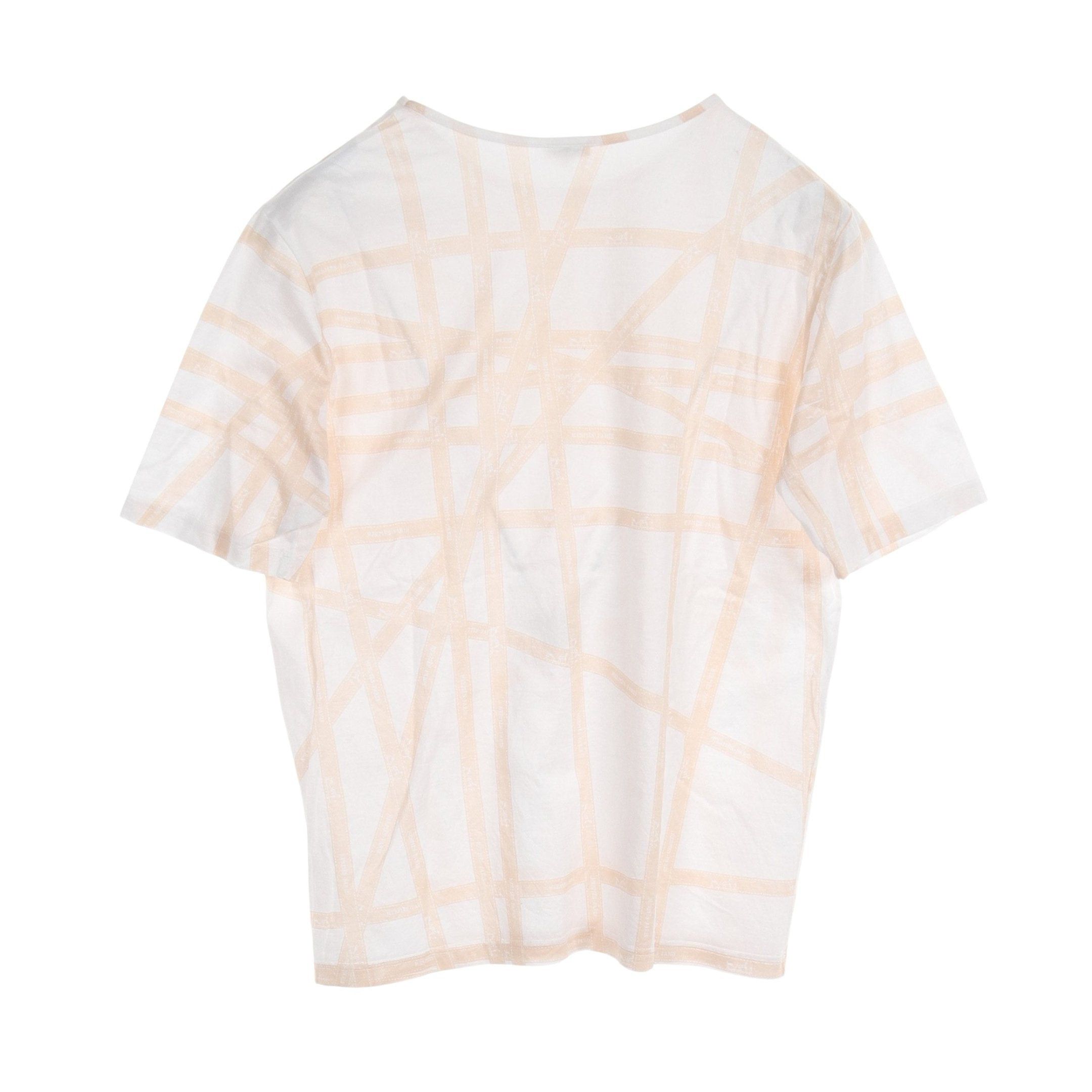 Hermes Hermes Bolduc T-Shirt Cotton White Light Beige Size ONE SIZE - 2 Thumbnail