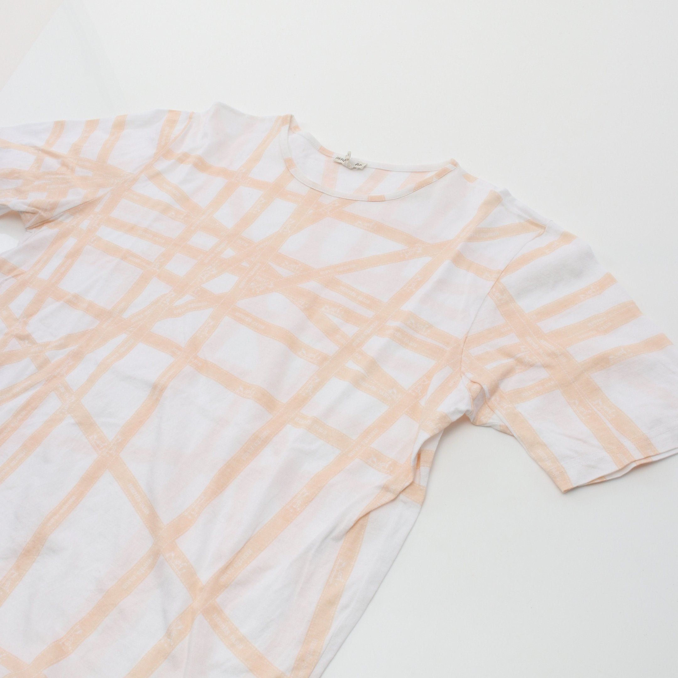 Hermes Hermes Bolduc T-Shirt Cotton White Light Beige Size ONE SIZE - 5 Thumbnail
