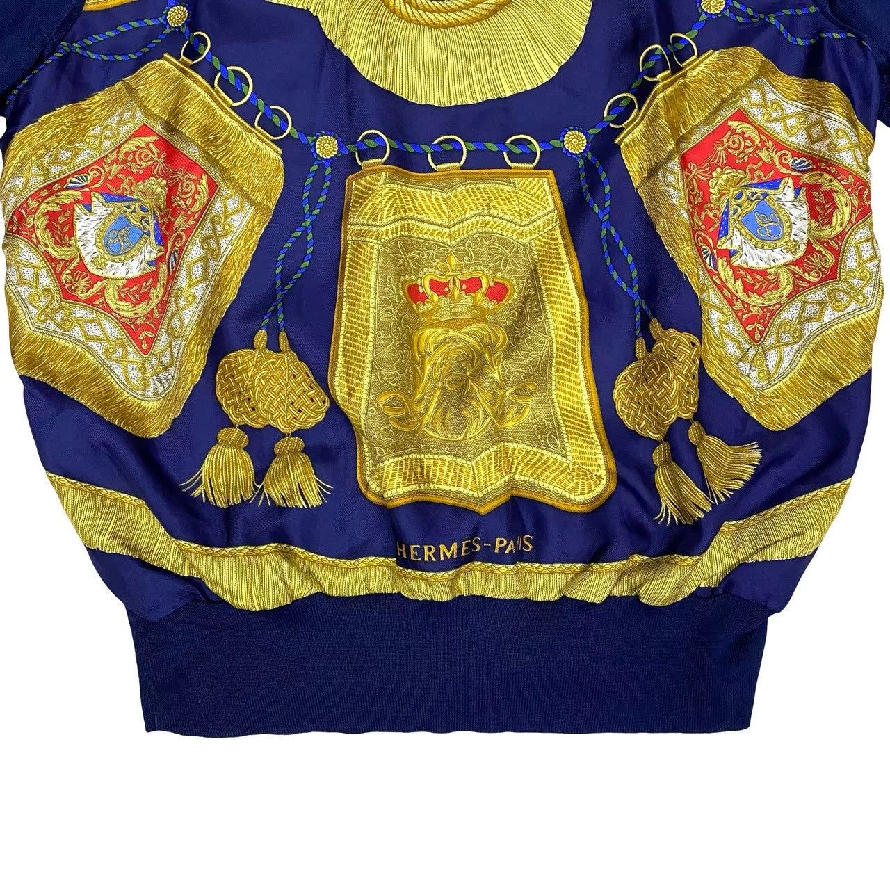 Hermes Hermes Blue Silk Size ONE SIZE - 9 Thumbnail