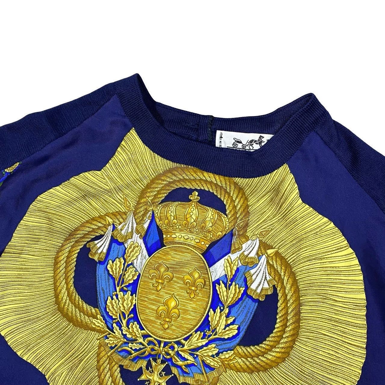 Hermes Hermes Blue Silk Size ONE SIZE - 6 Thumbnail