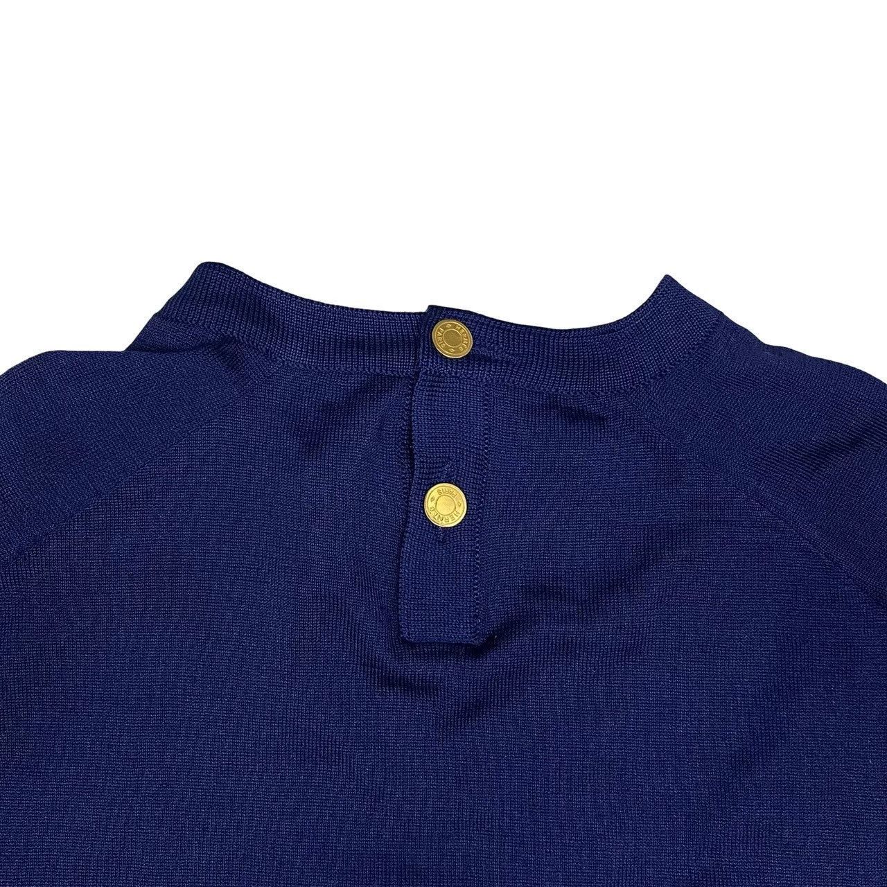Hermes Hermes Blue Silk Size ONE SIZE - 7 Thumbnail