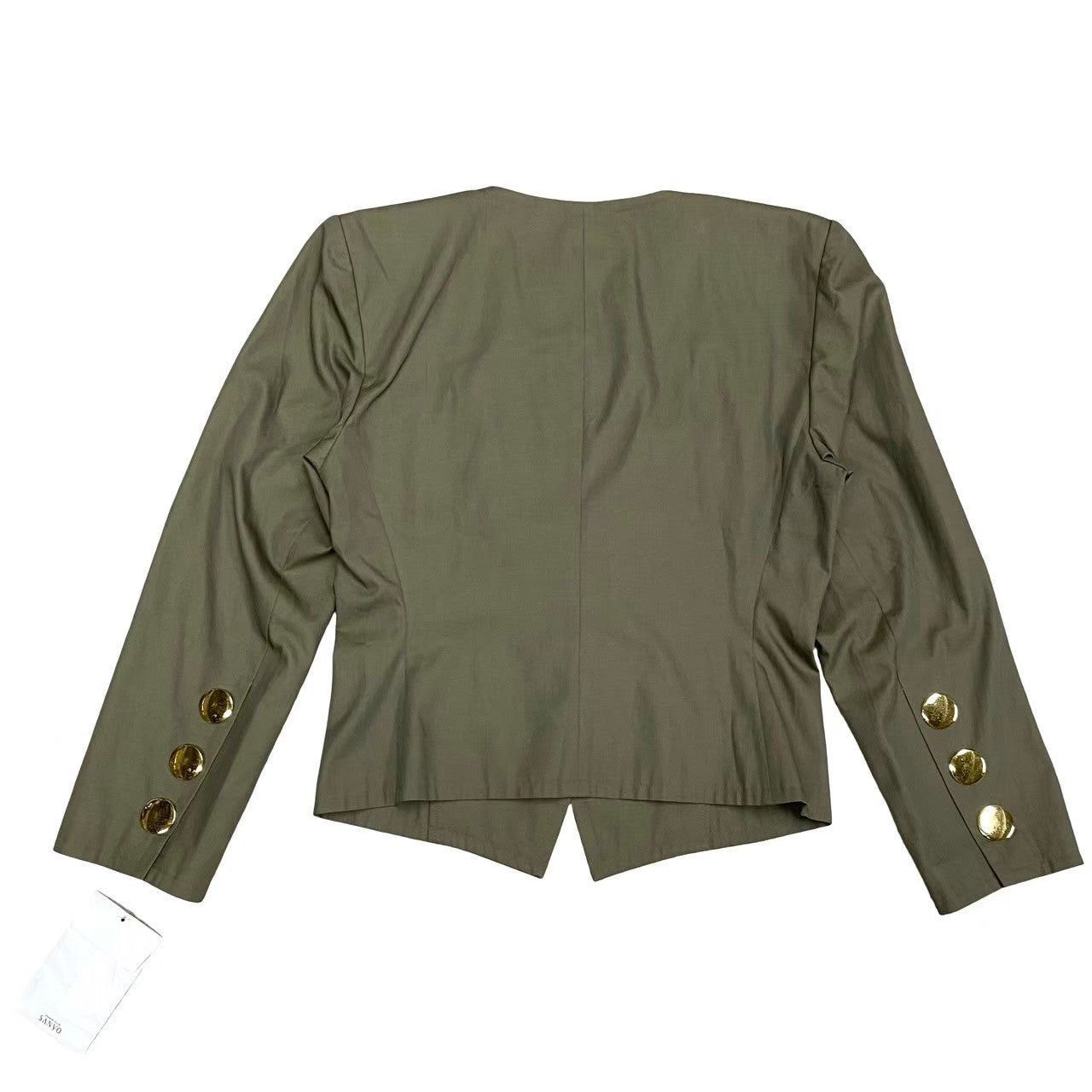 Yves Saint Laurent Yves Saint Laurent Green Cotton Size ONE SIZE - 5 Thumbnail